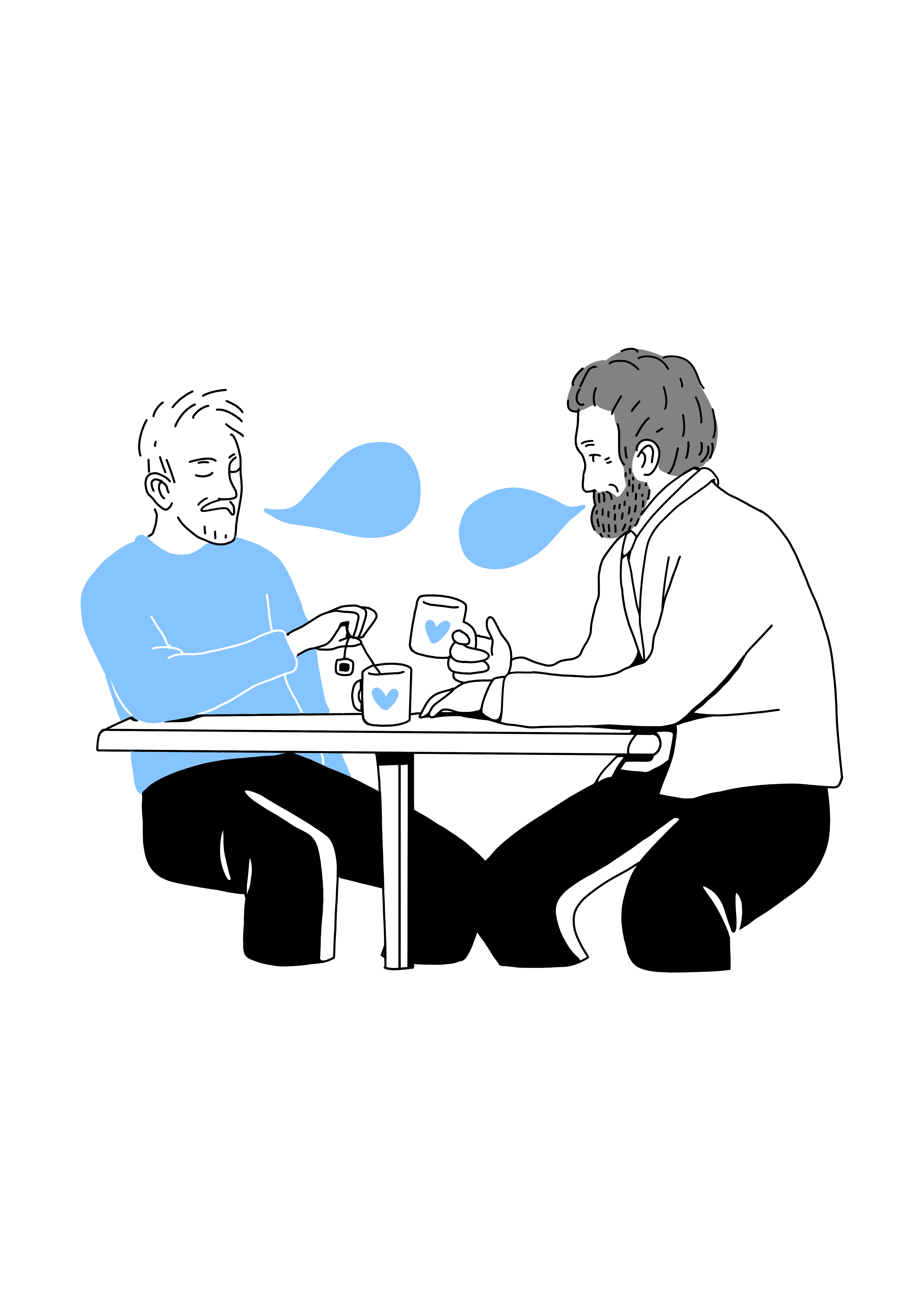 Illustration done for Talentia magazine issue 1/19 for the article "Aikuissosiaalityö on Ihmisoikeustyötä"