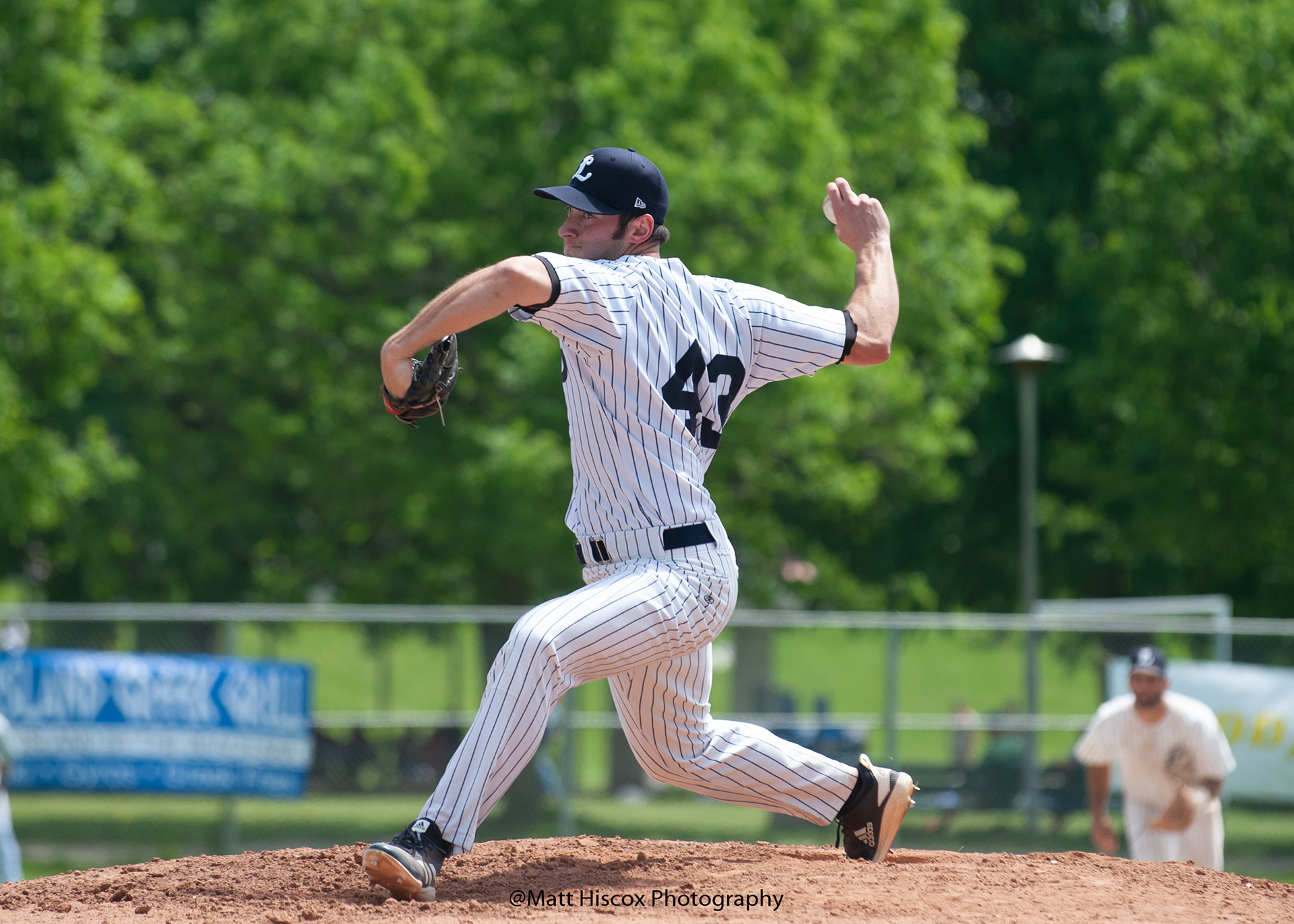 Owen Boon on the mound