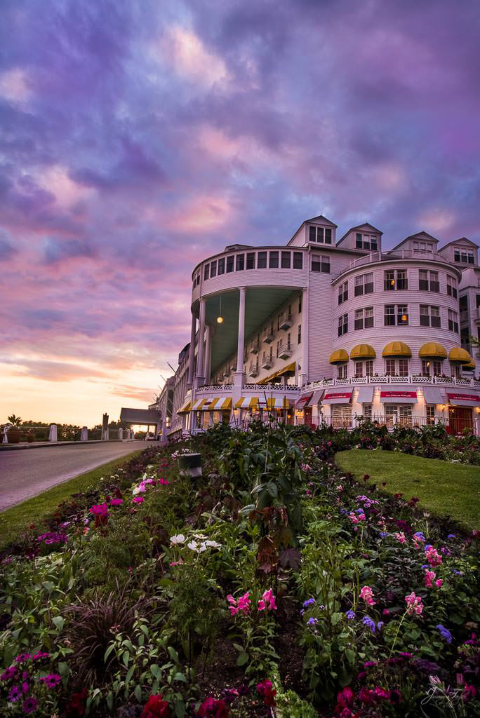 The Grand Hotel, Mackinac Island - Beautiful Sunset