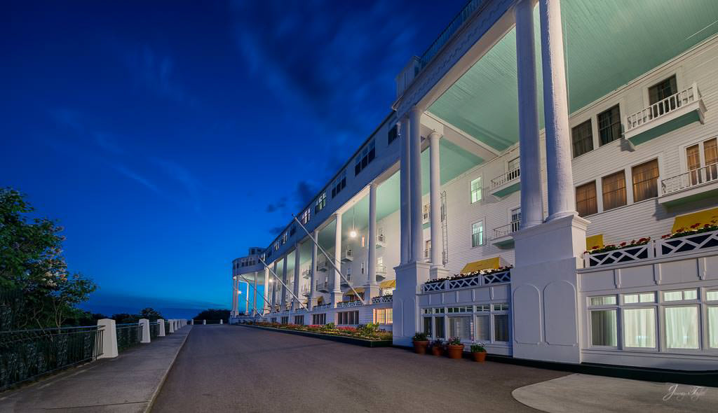 The Grand Hotel, Mackinac Island - Beautiful night image