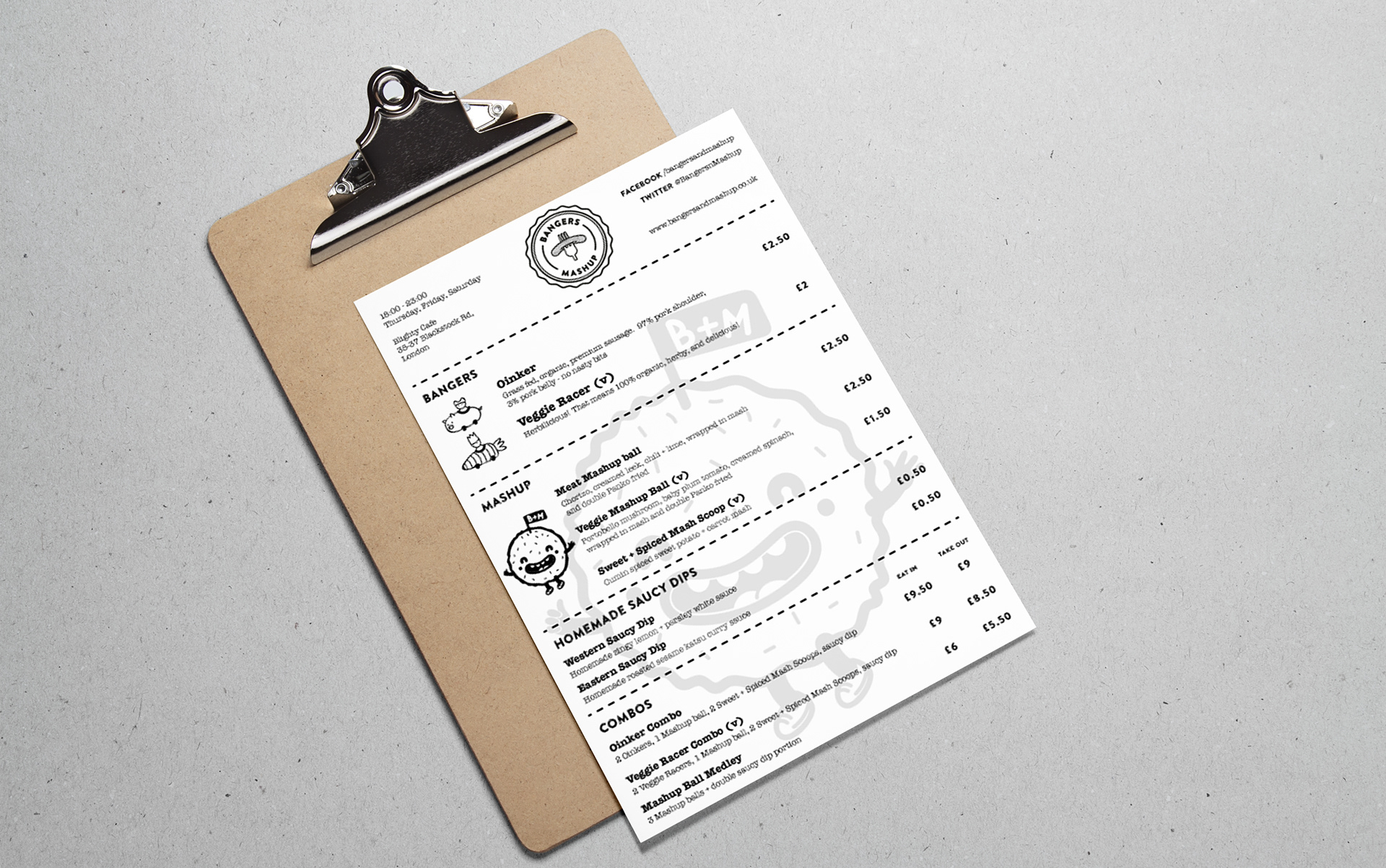 menu design