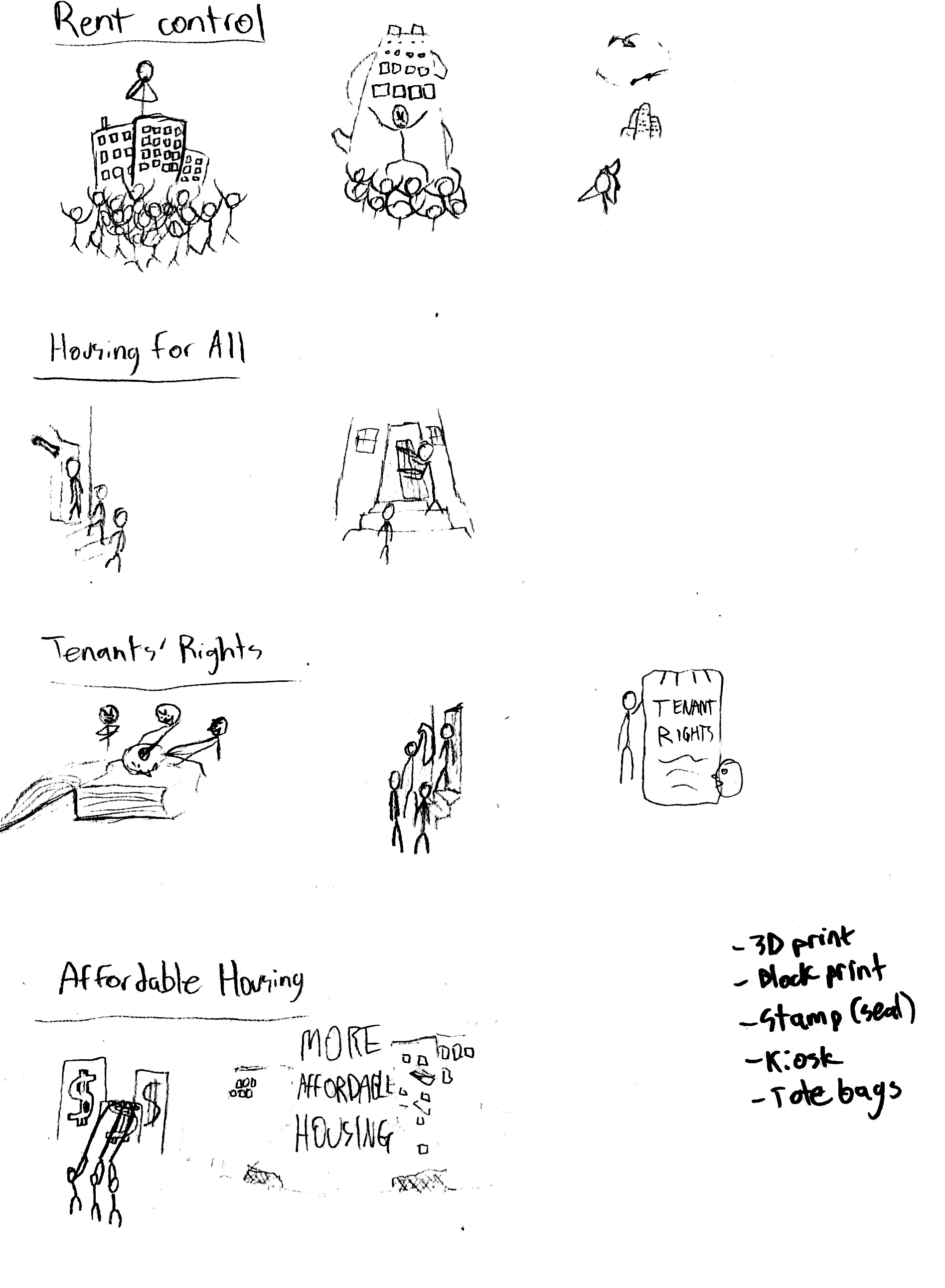 rough concept sketches