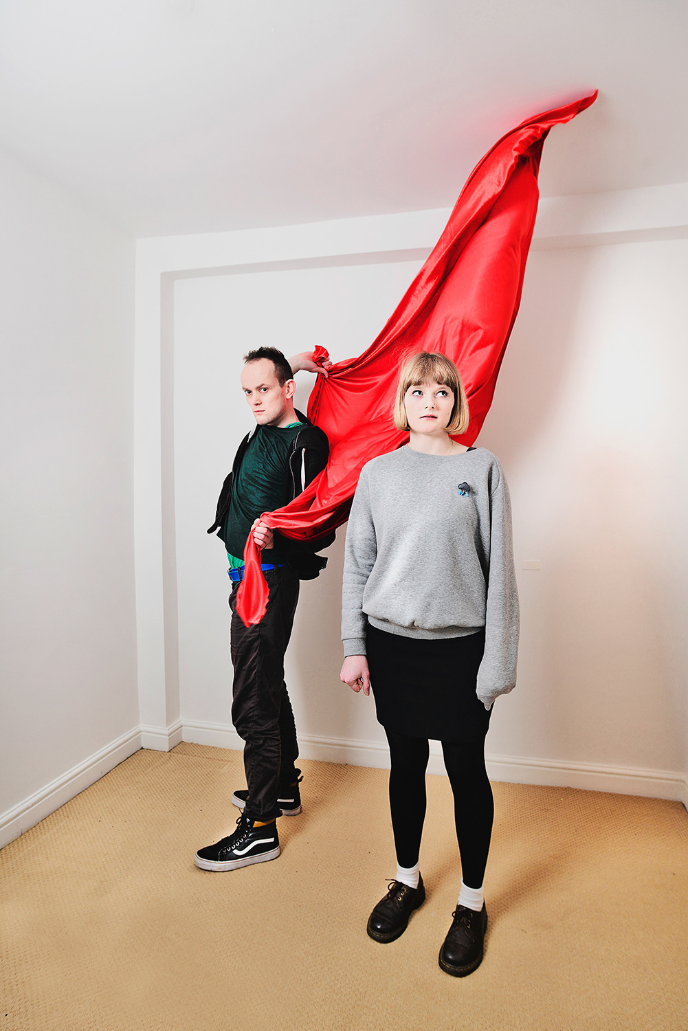 Photoshoot for the band Totem Terrors