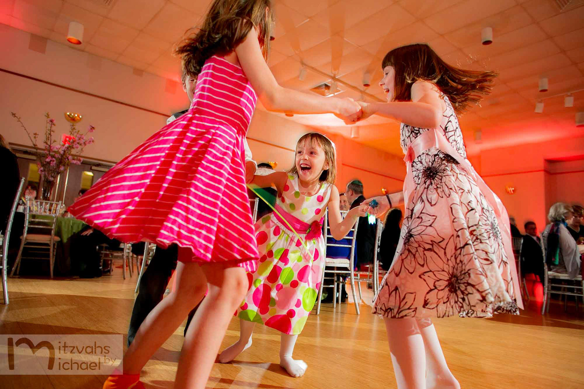 Rachel's Agudas Achim, Alexandria, VA Bat Mitzvah by Mitzvahs by Michael Temchine Photography and Pop Color Events.