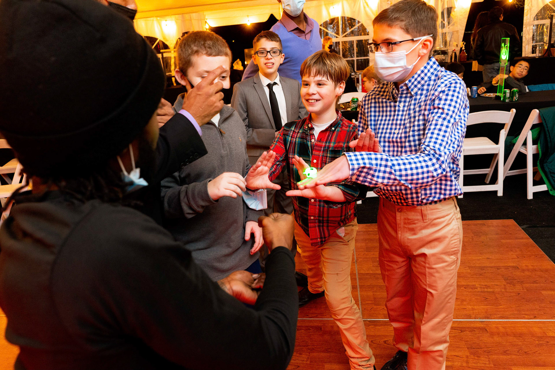 Sam’s Bar Mitzvah party at Glen Echo, on Saturday, December 18, 2021.