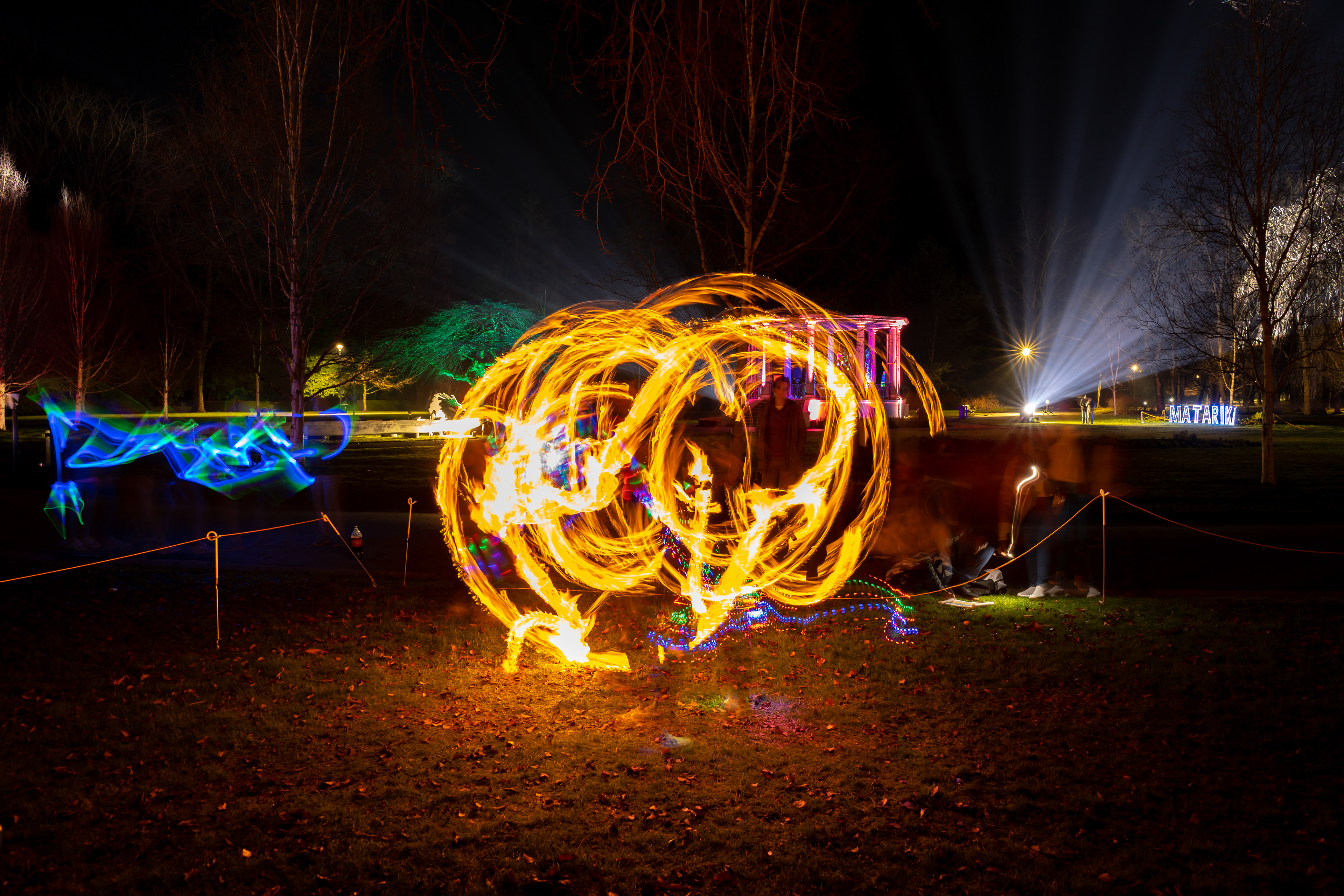 Fire Staff and Light Wands - Murihiku Matariki Festival 2021