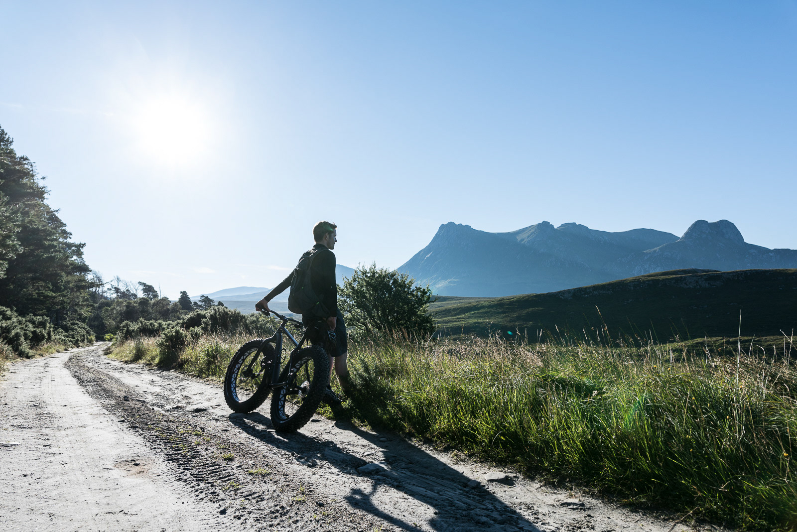 Cycling - Shooting for Kinloch Lodge in Scotland - photo Martin Kaufmann