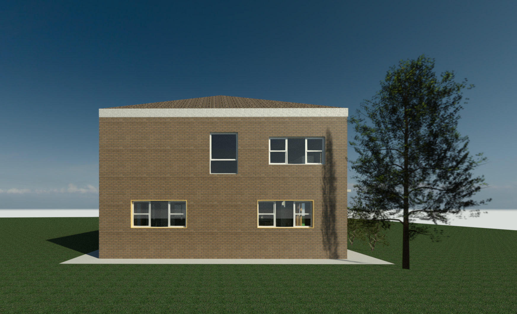 South Elevation Render