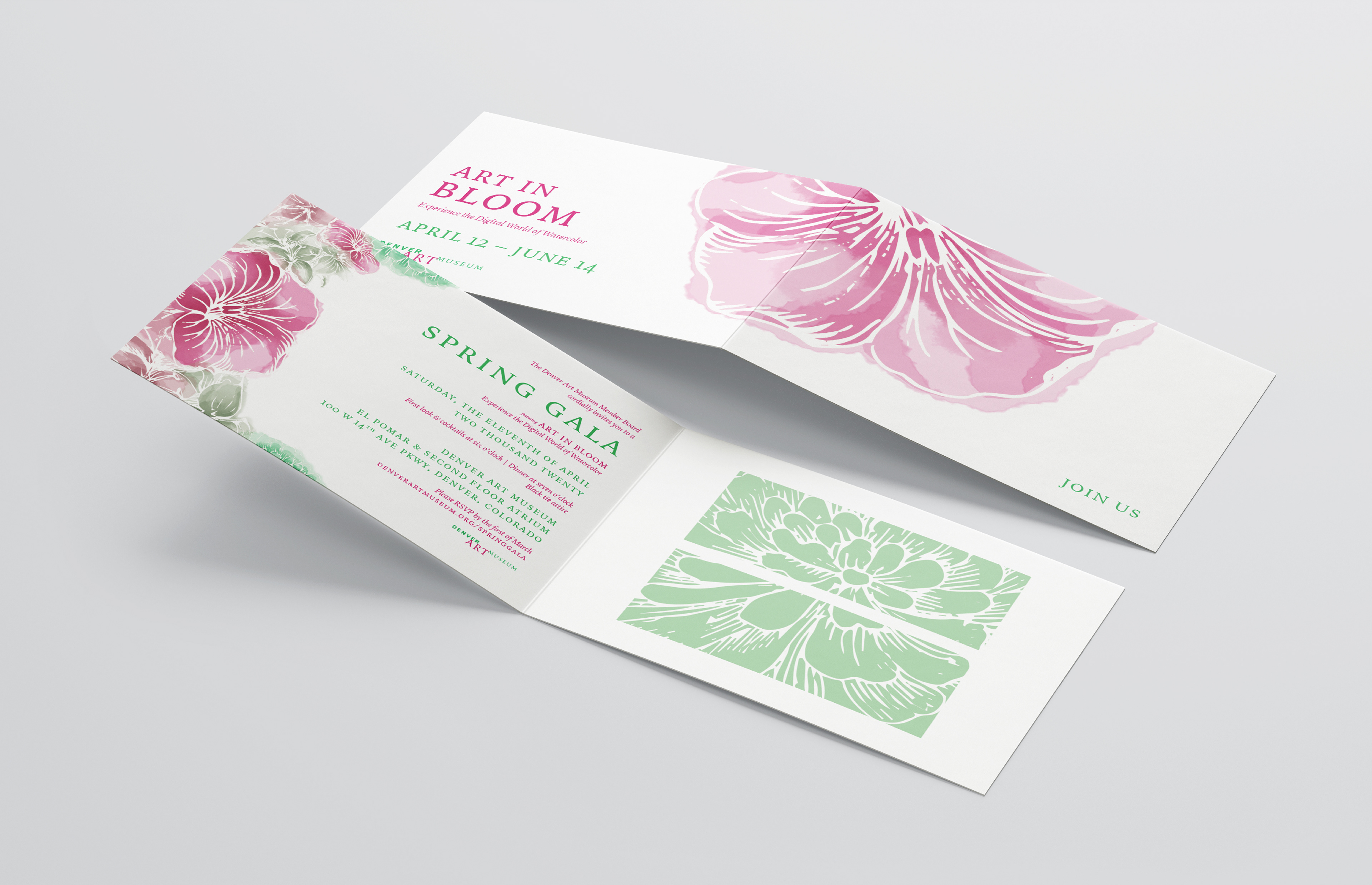 Art in Bloom Spring Gala Full Invitation