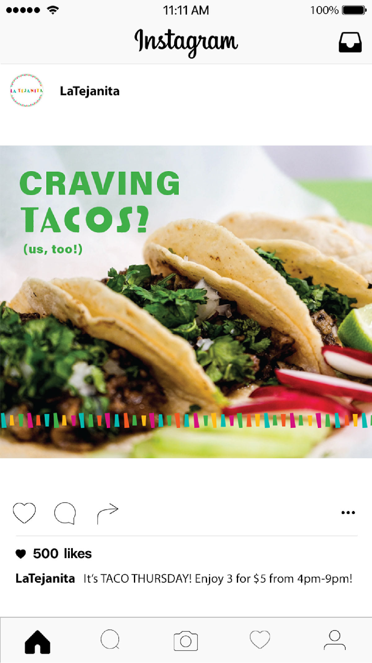 La Tejanita Instagram Post #3