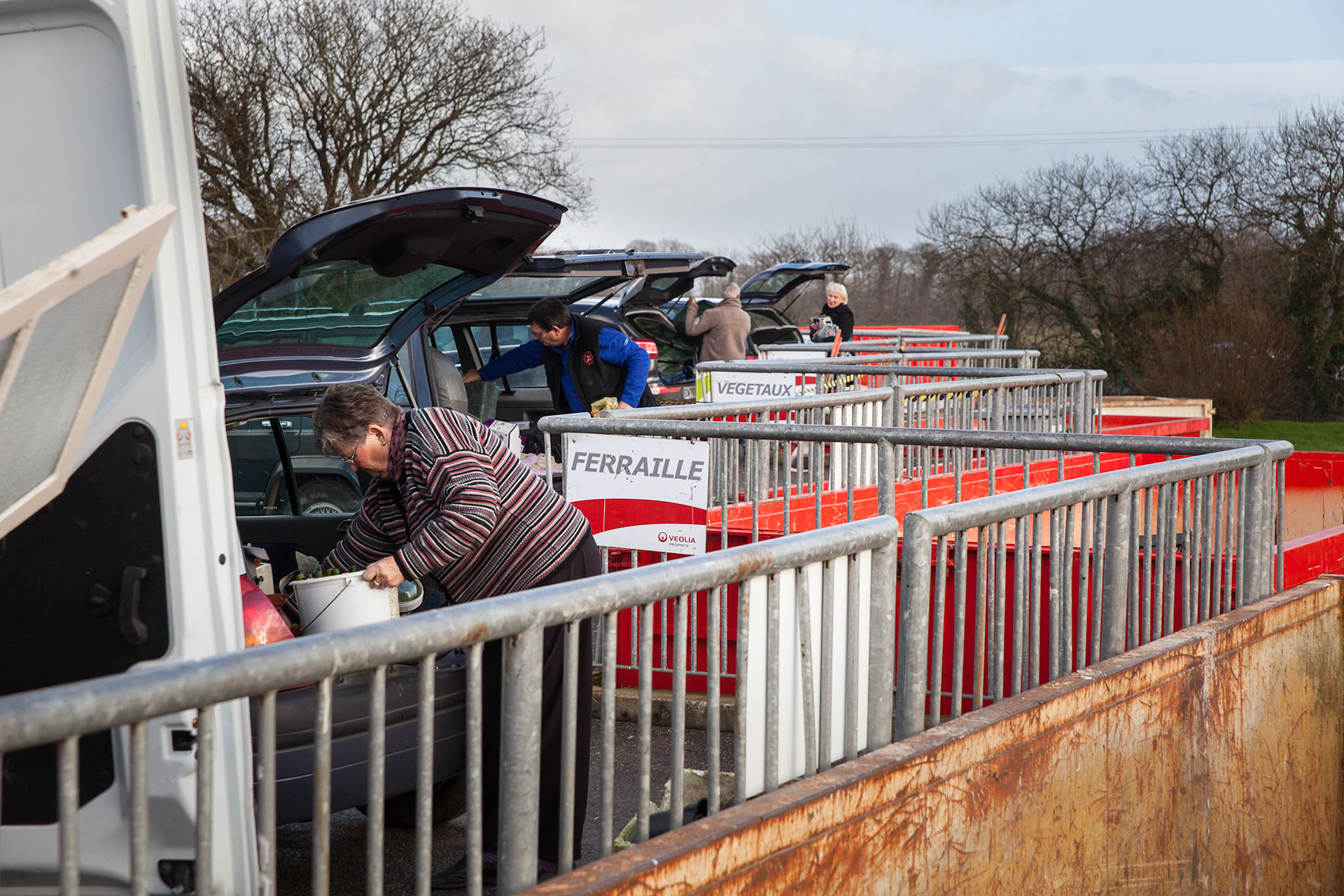 Dans la déchèterie de Pluguffan, les quais vont être élargis pour faciliter les manoeuvres des usagers venant décharger leurs déchets.