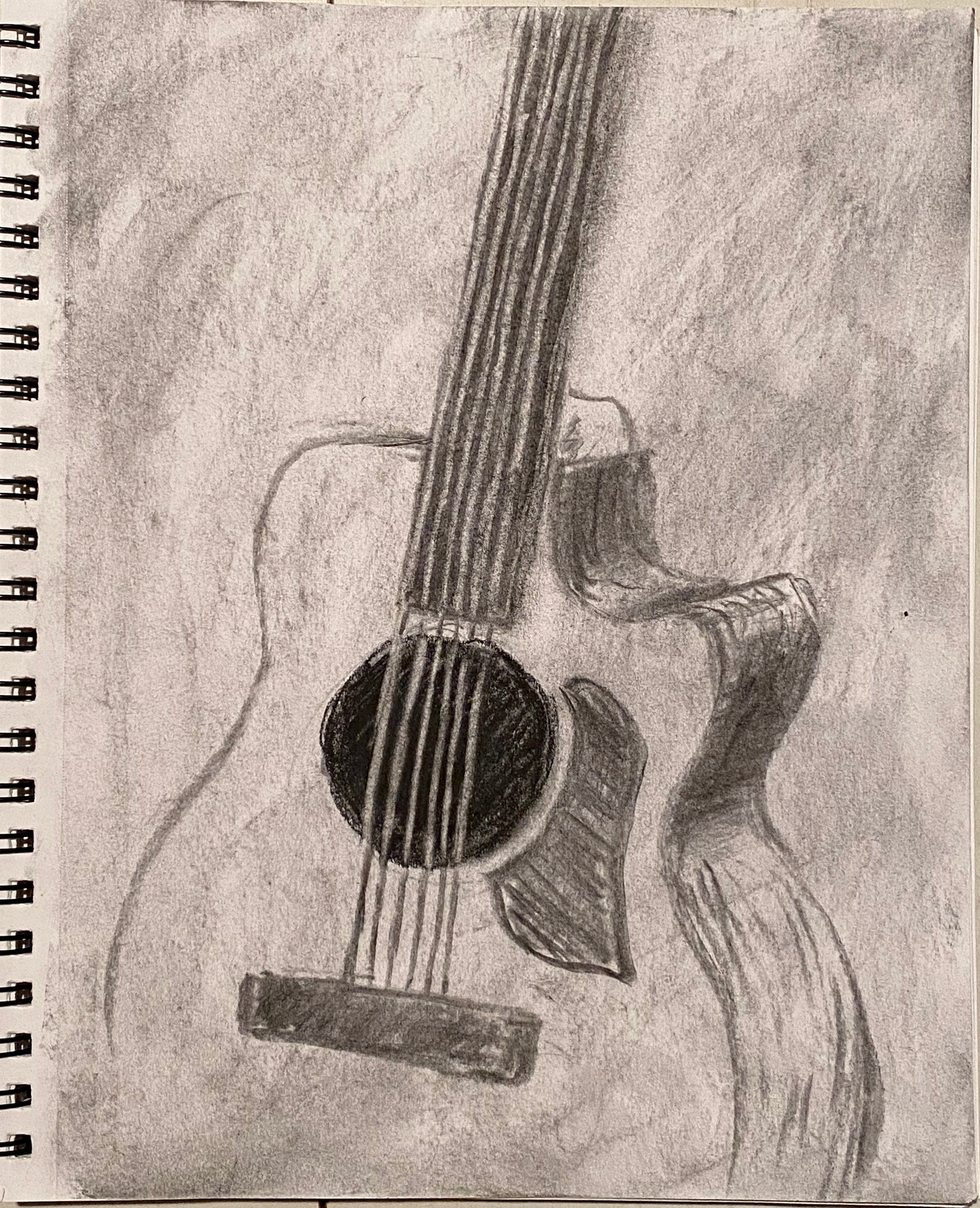 Texture/Charcoal Exercise (Drawing I: 2020)