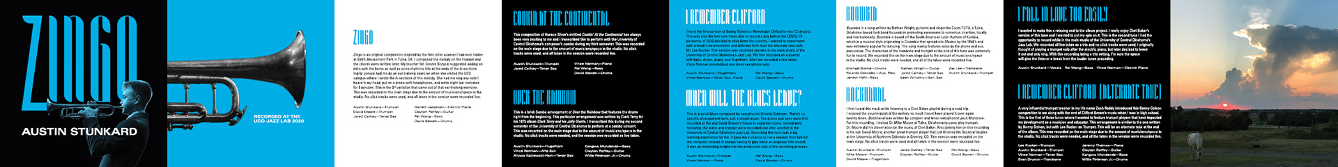 Zingo eight-page booklet