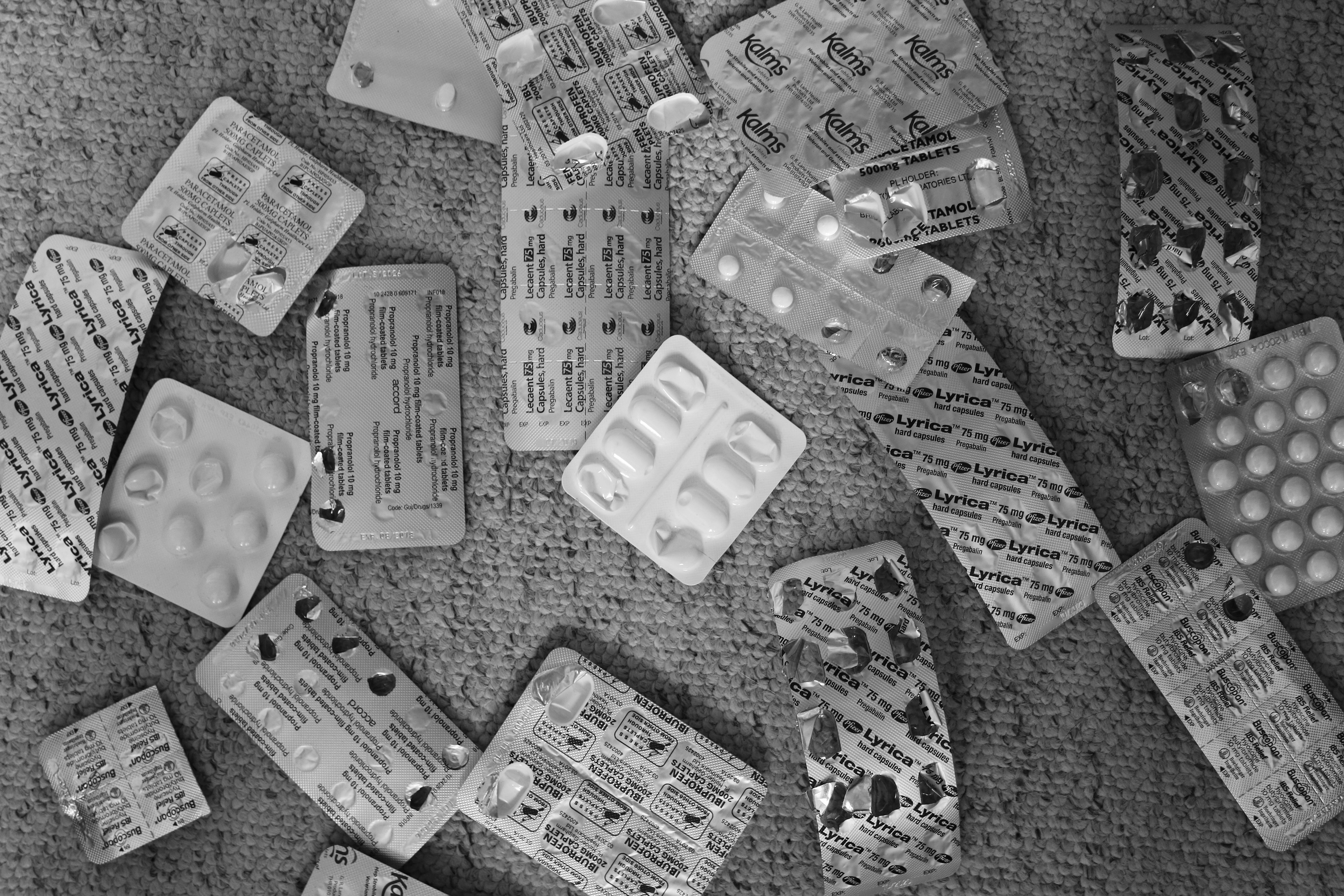 Pile of medication