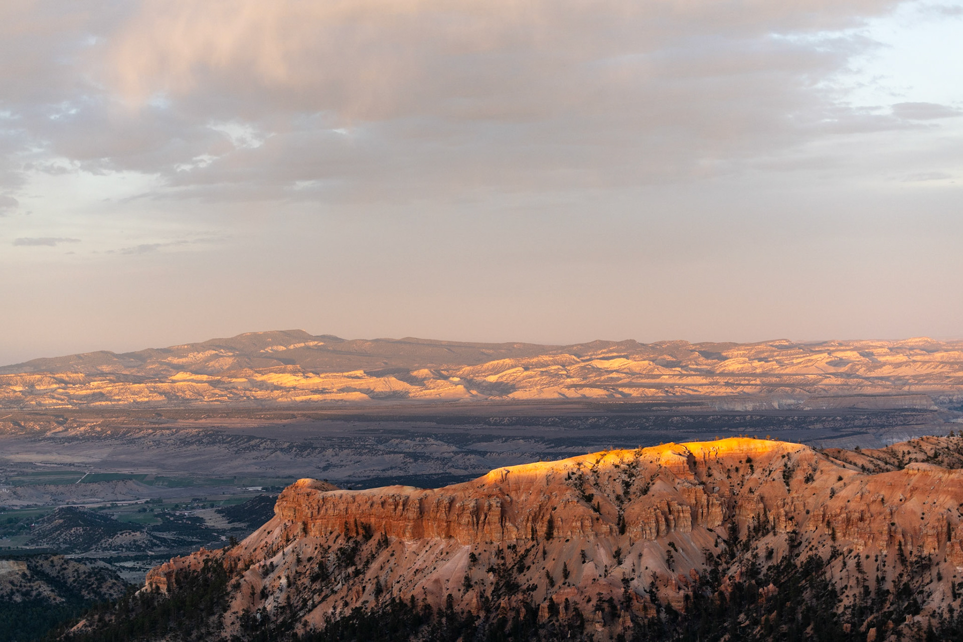 Sunset at Inspiration point