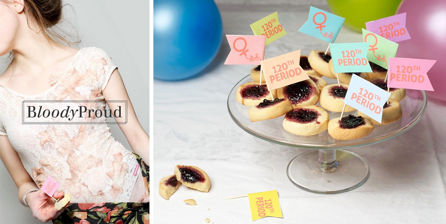 Celebrating periods with cookies and period underwear
