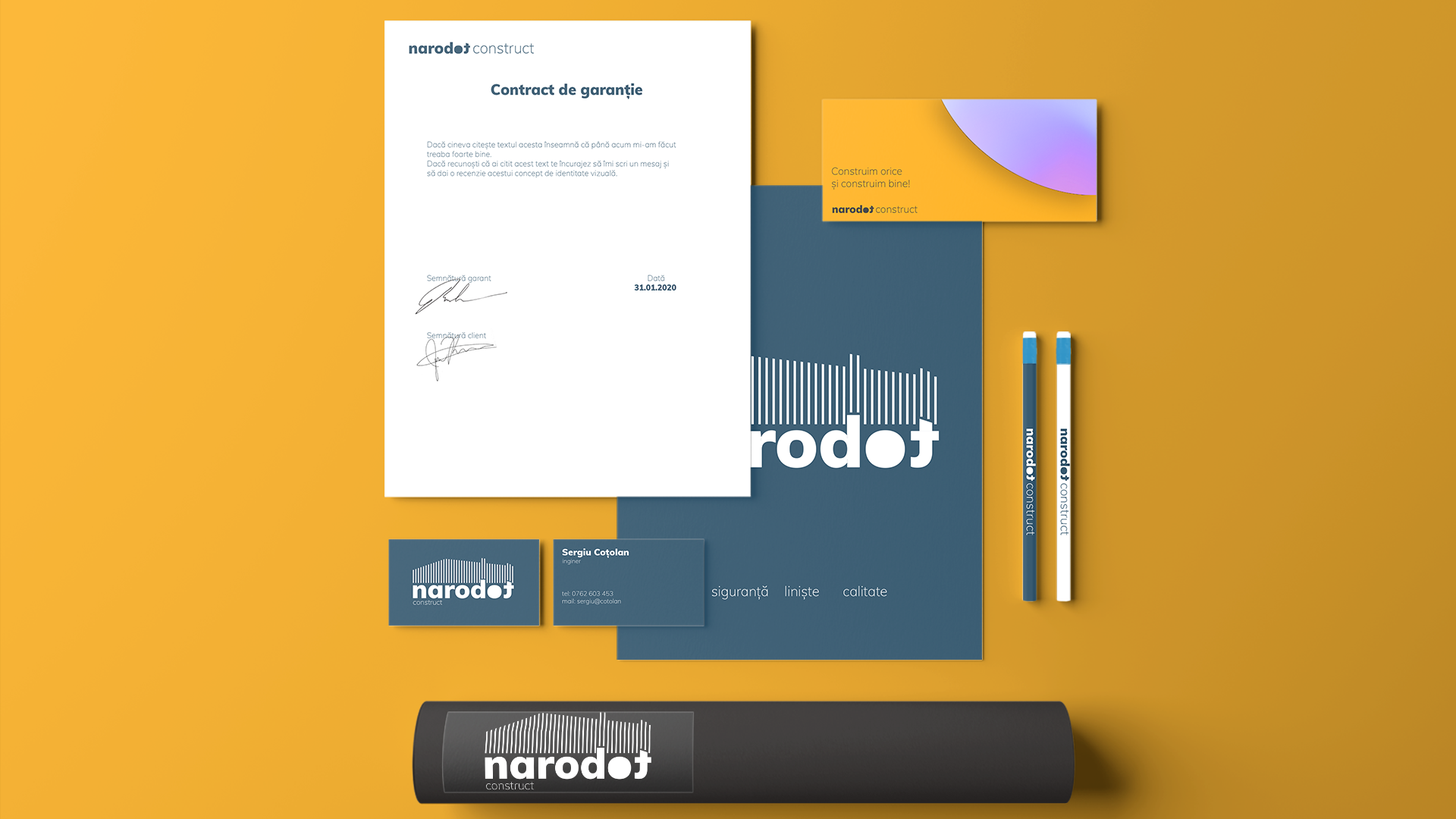 Stationery branding