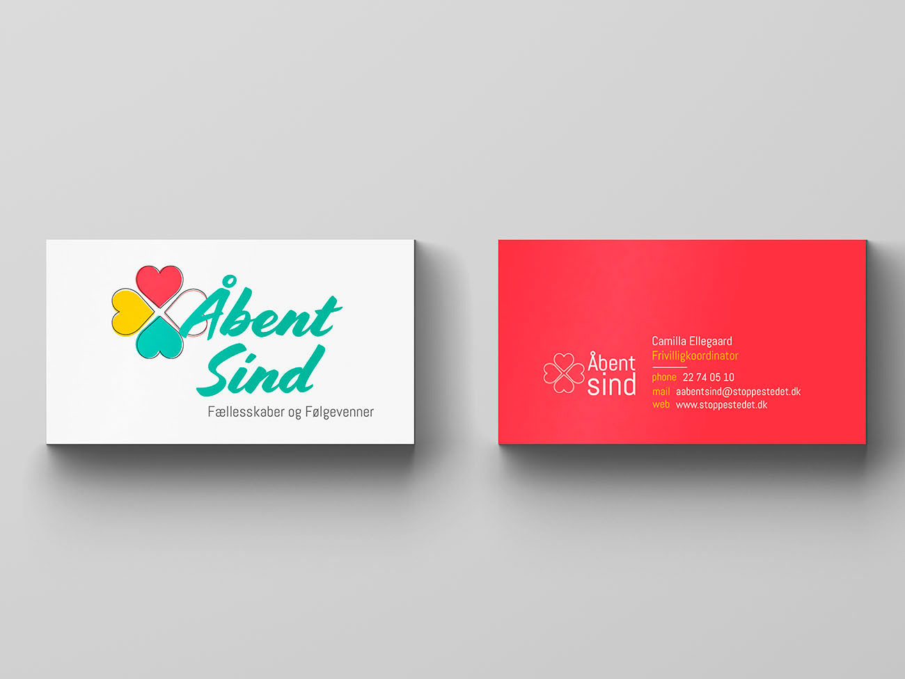 Åbent Sind - business card