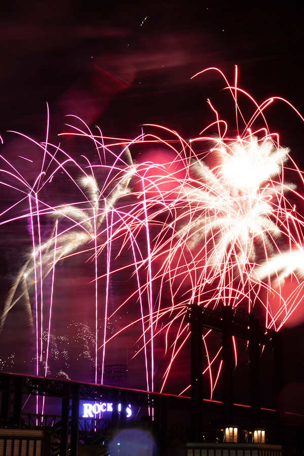 RT Photo - Rockies Fireworks 2019