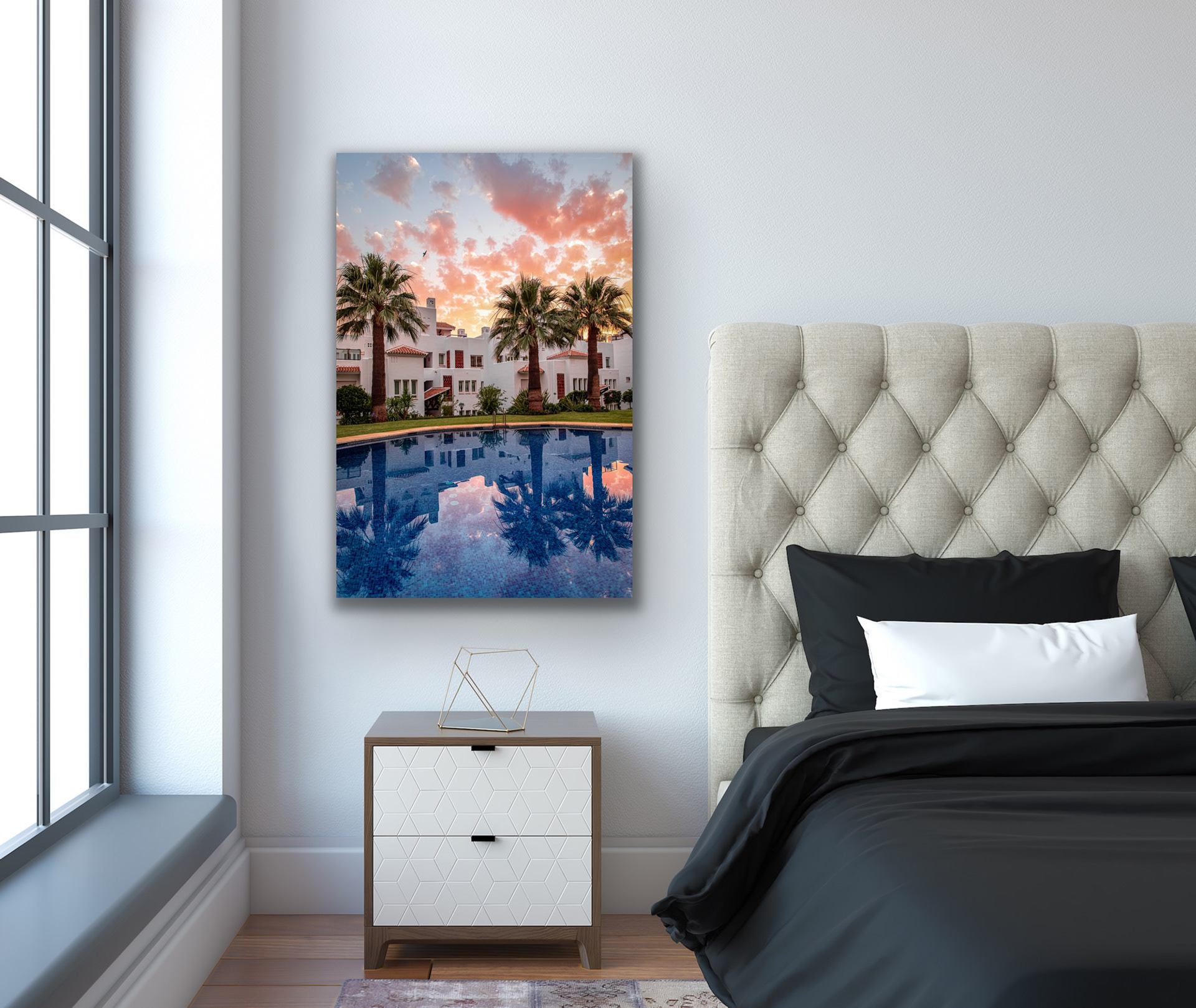 Marbella sundown by the pool