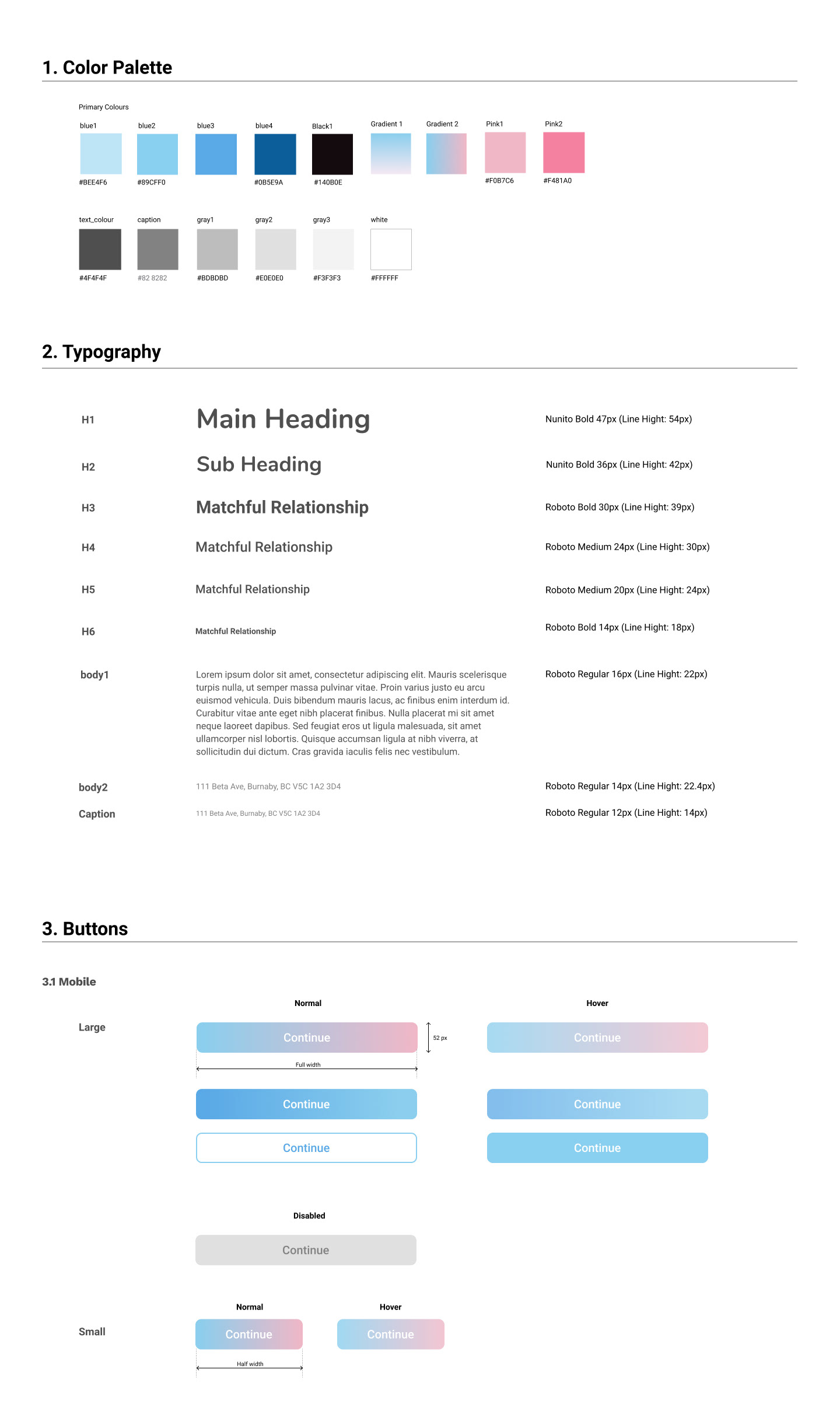 Style Guide