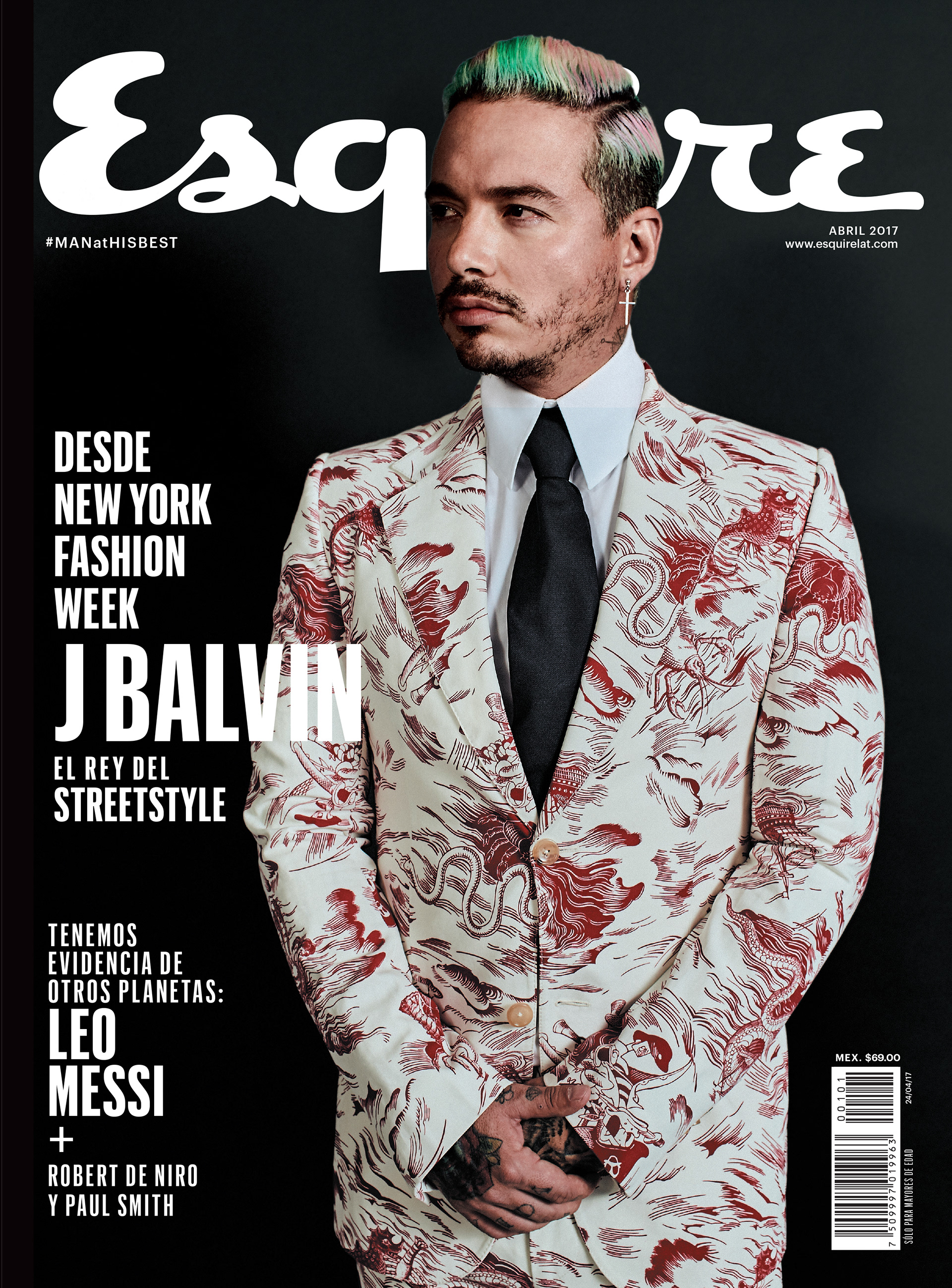 Cesar Balcazar - Esquire Mx - J Balvin