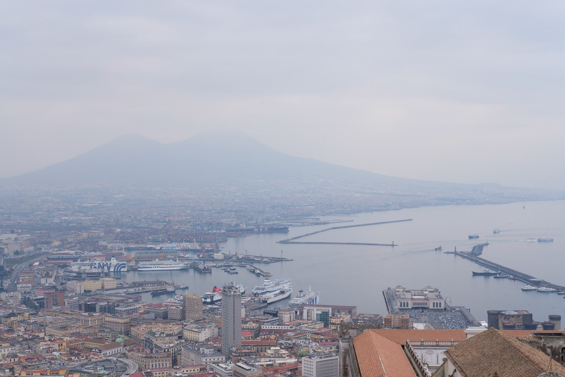Vesuvius from Castel Sant’Elmo