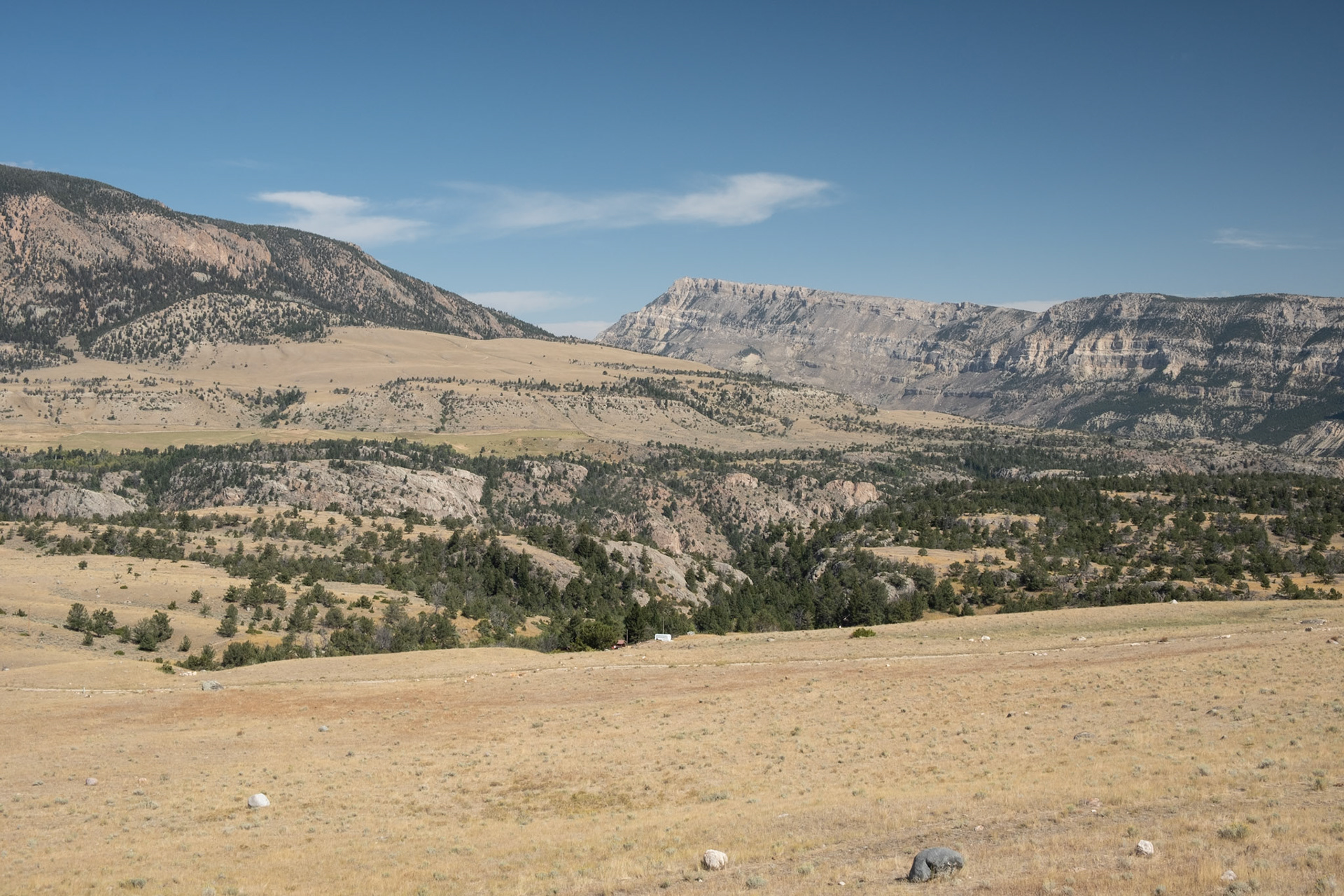 View along Chief Joseph scenic highway