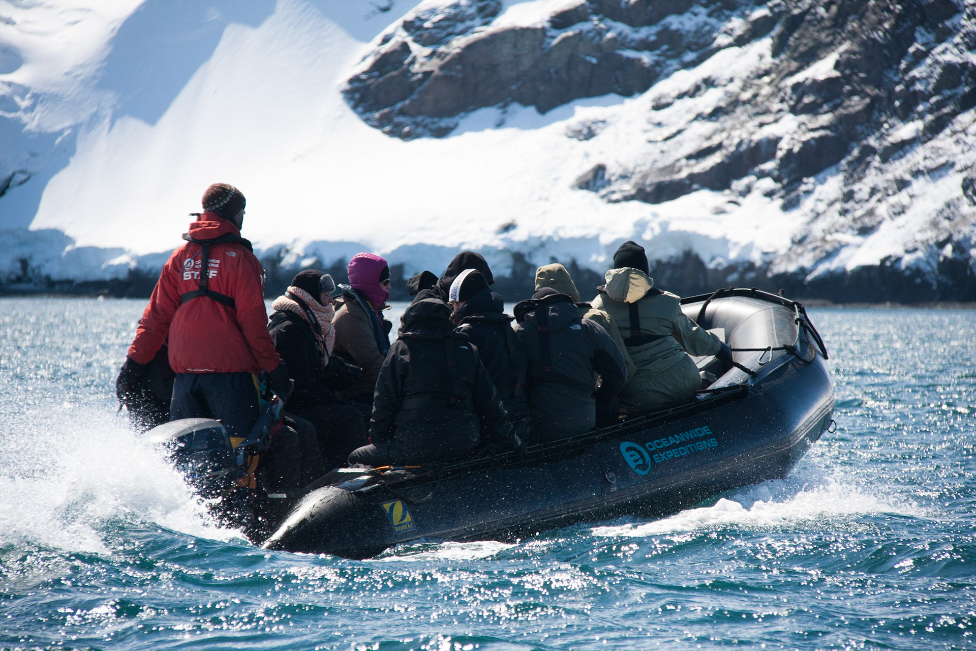 Zodiac cruise, Maxwell Bay