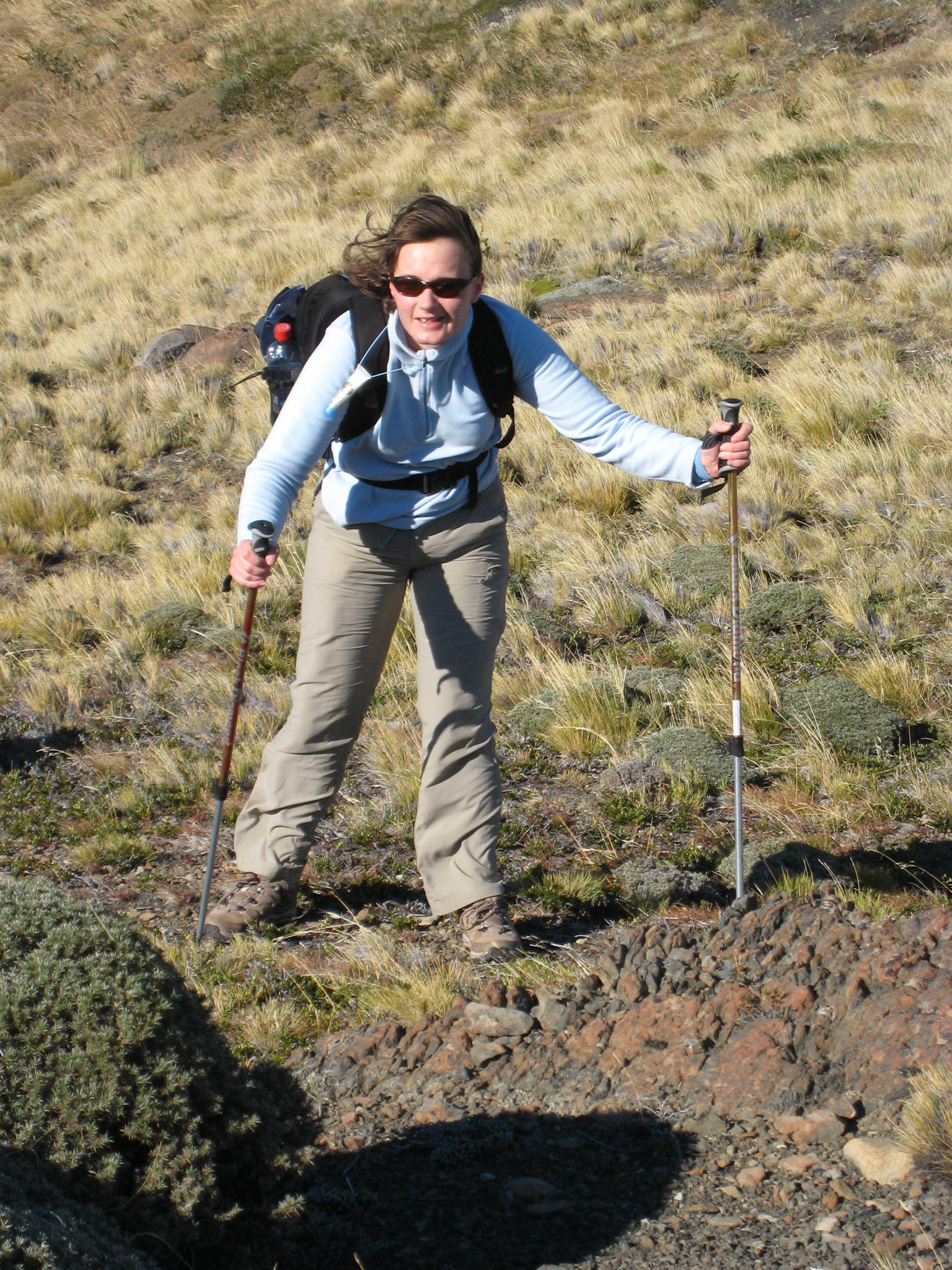 Battling against the wind!