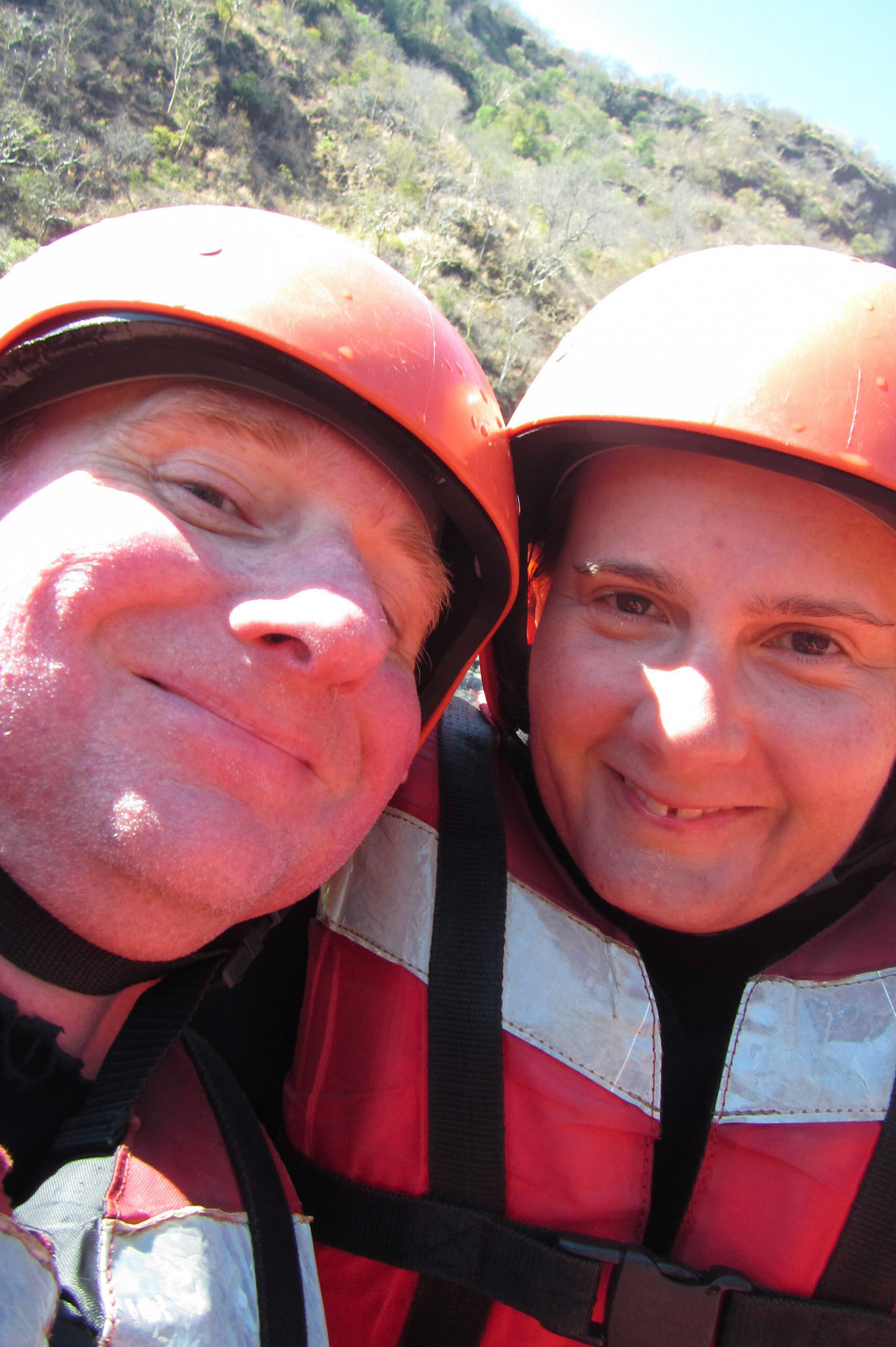 We survived white water rafting on the Zambezi!
