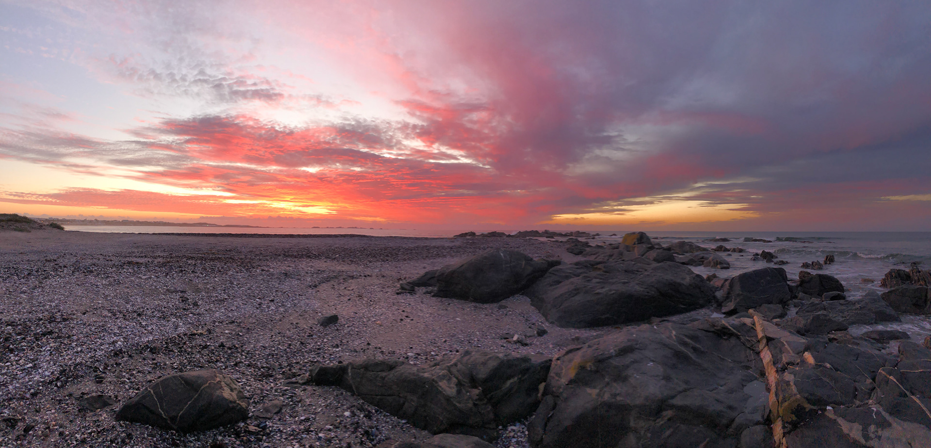 Sunset from Strandloper Ocean Lodge