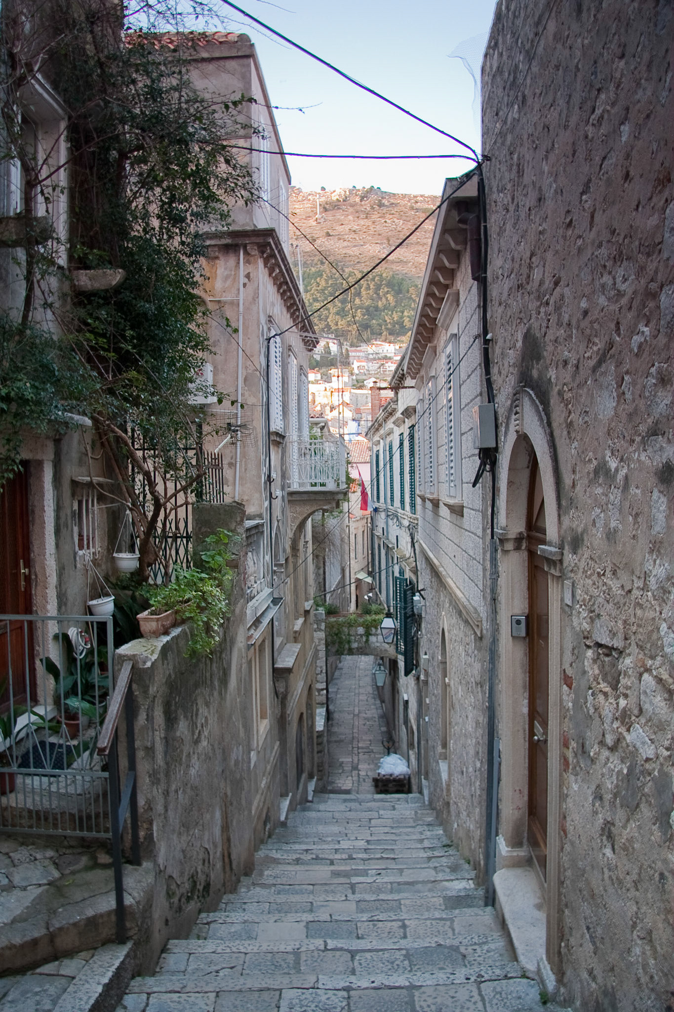 Typical street in the old town