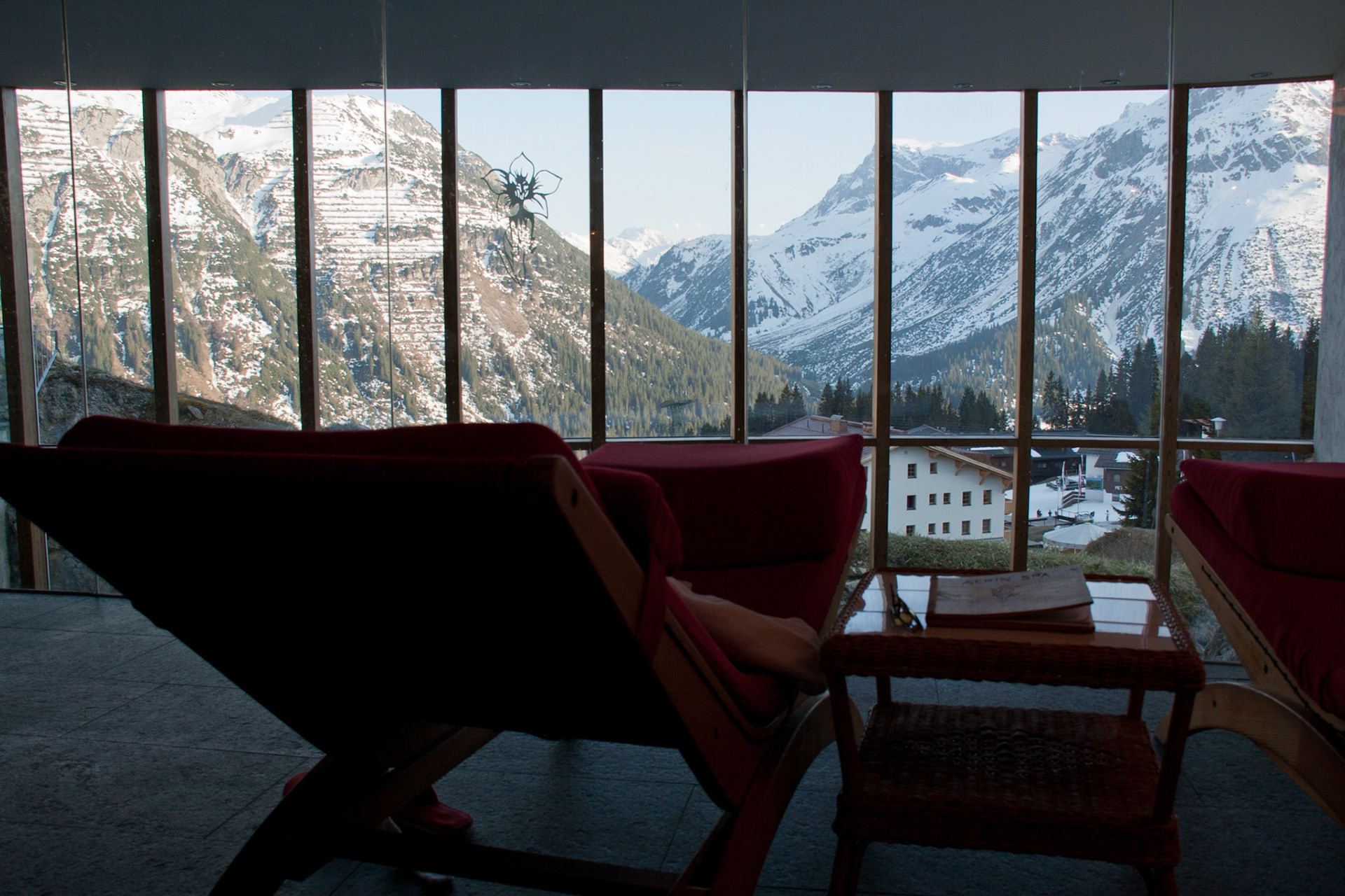 View from the spa, Hotel Goldener Berg