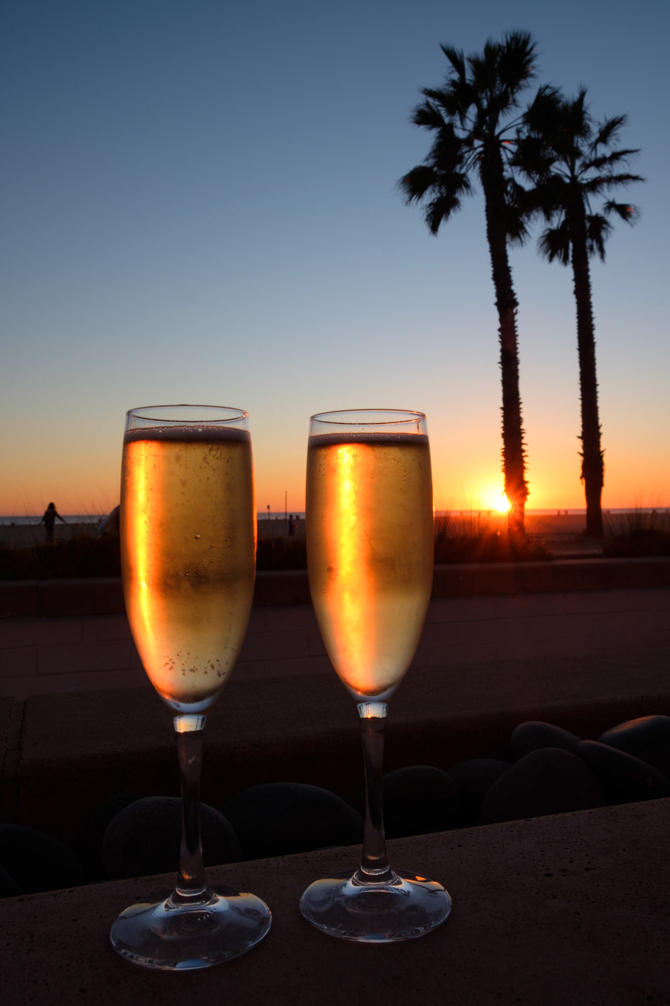 Sunset, last night in Santa Monica