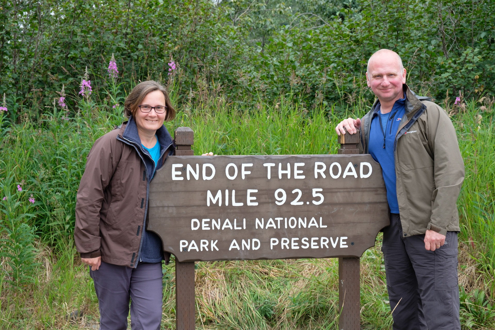 At the end of the road in Denali