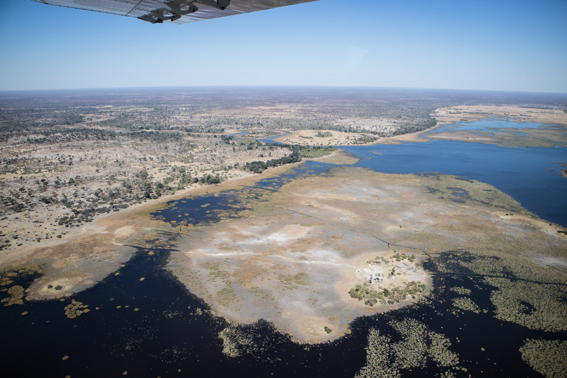 Flying from Selinda to Kasane
