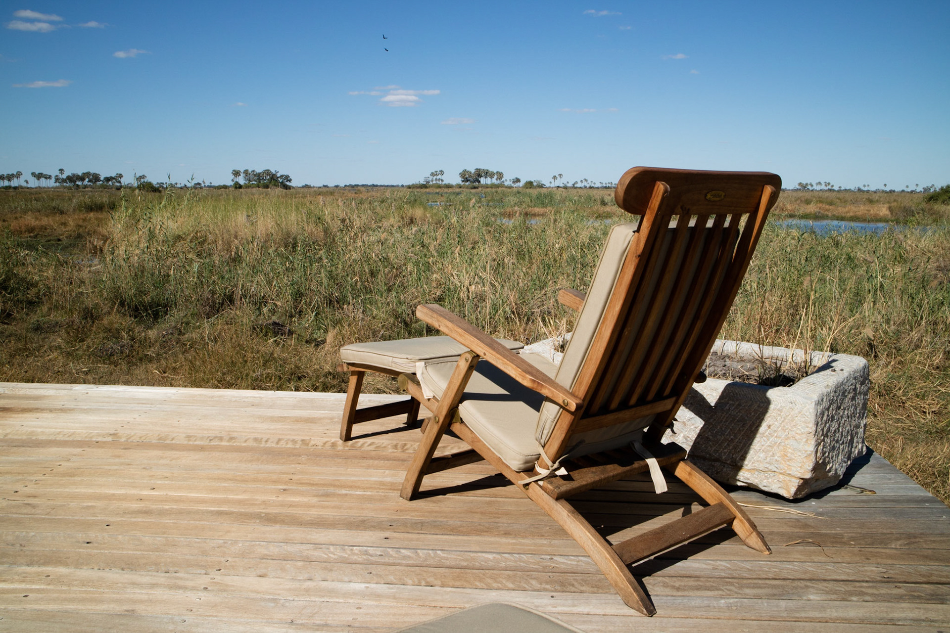 View from the deck at Selinda