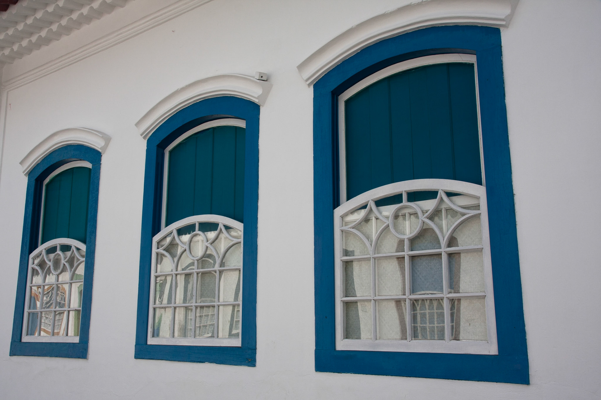 Colourful windows and shutters