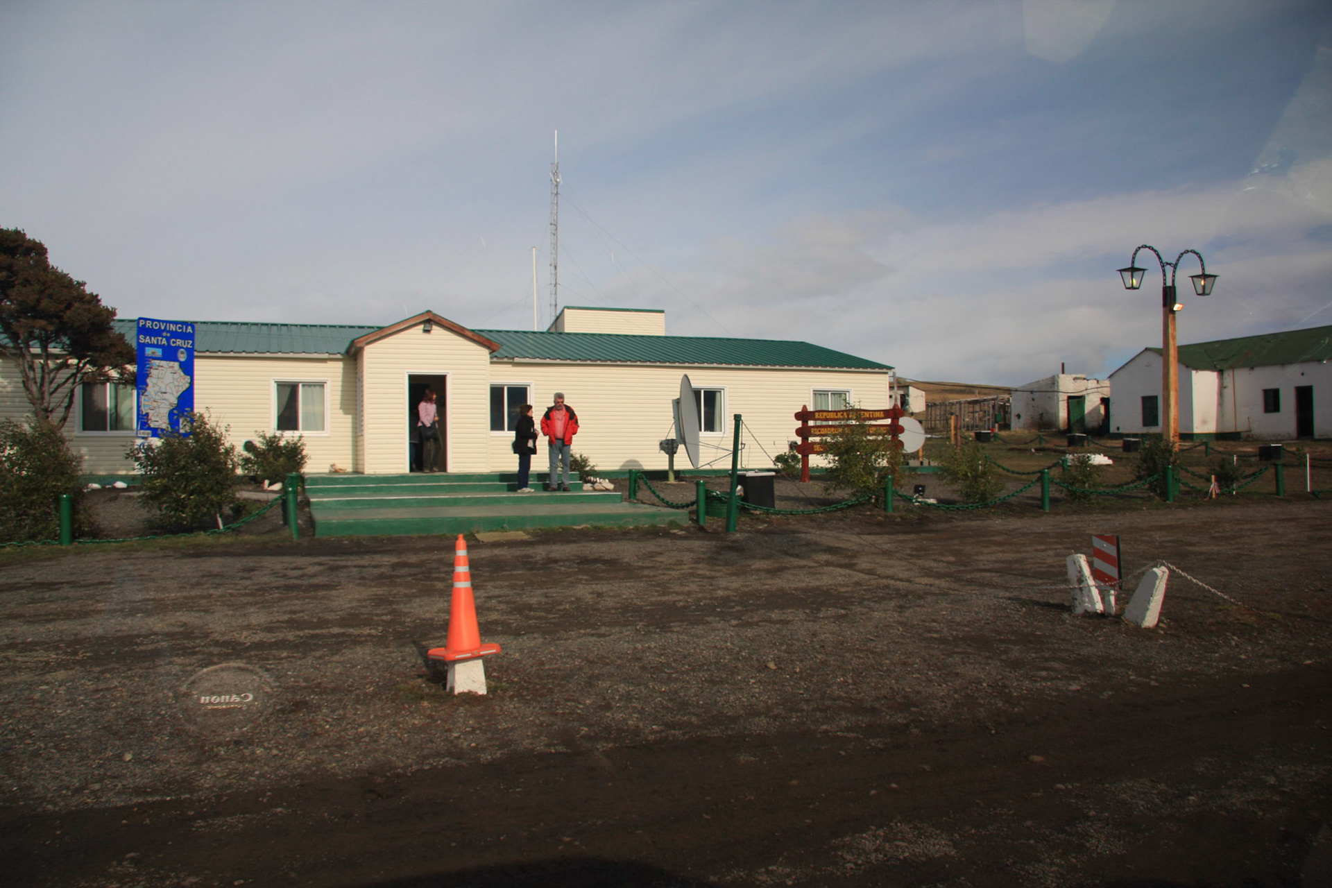 Border post - leaving Argentina