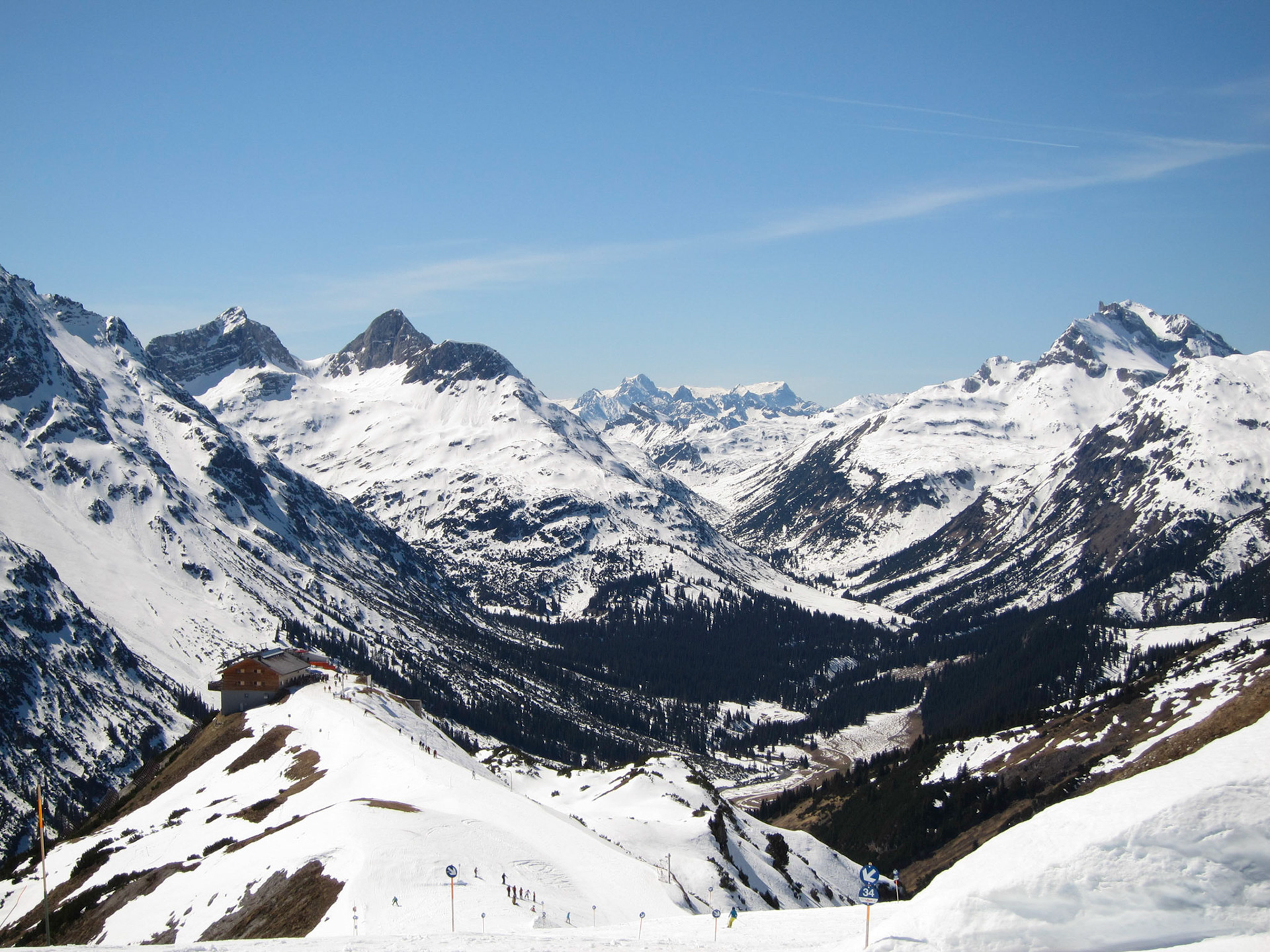 View from top of Kriegerhorn