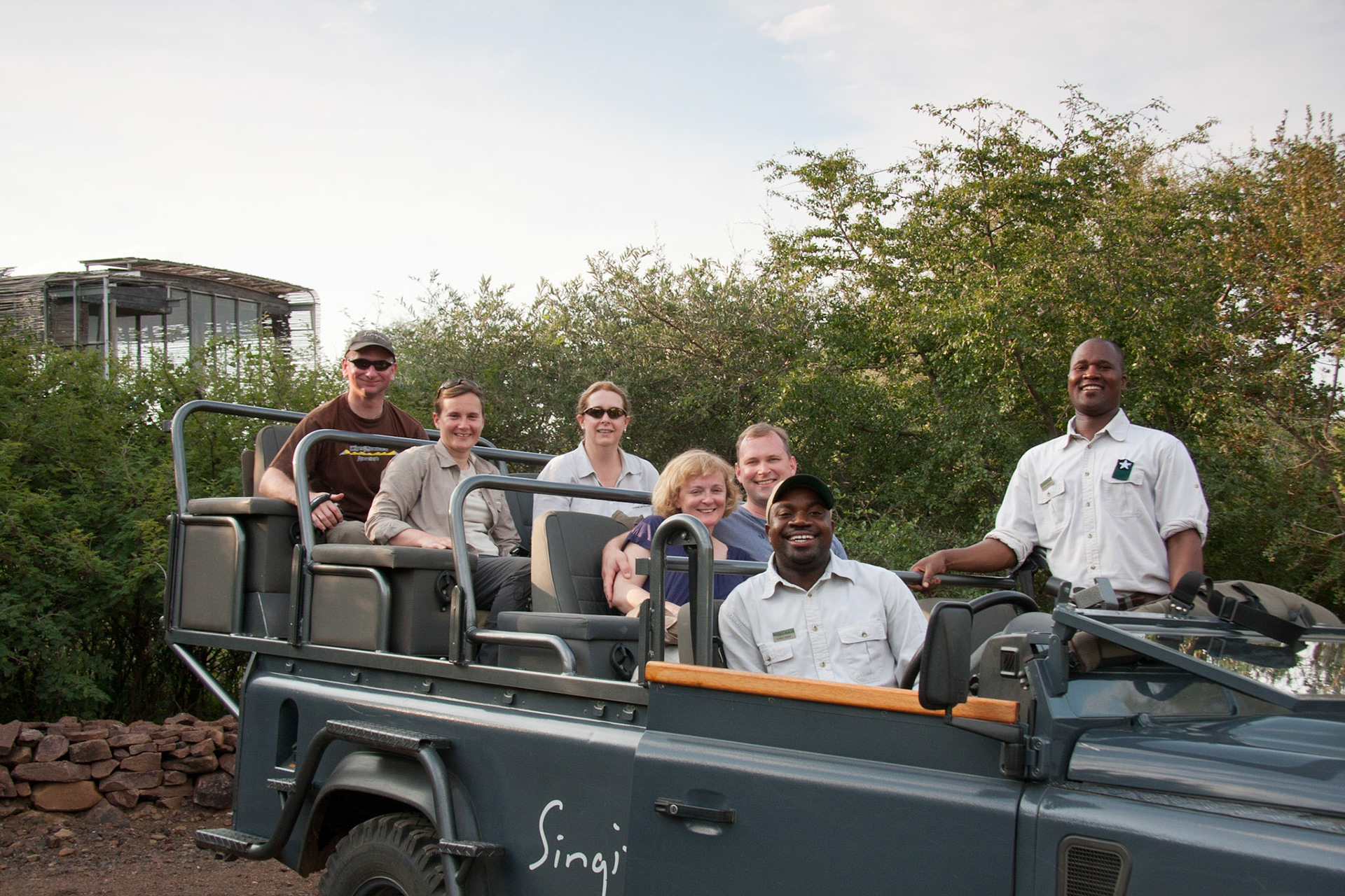 Afternoon game drive with Caro, Mai and Jim, Collen and Andrew