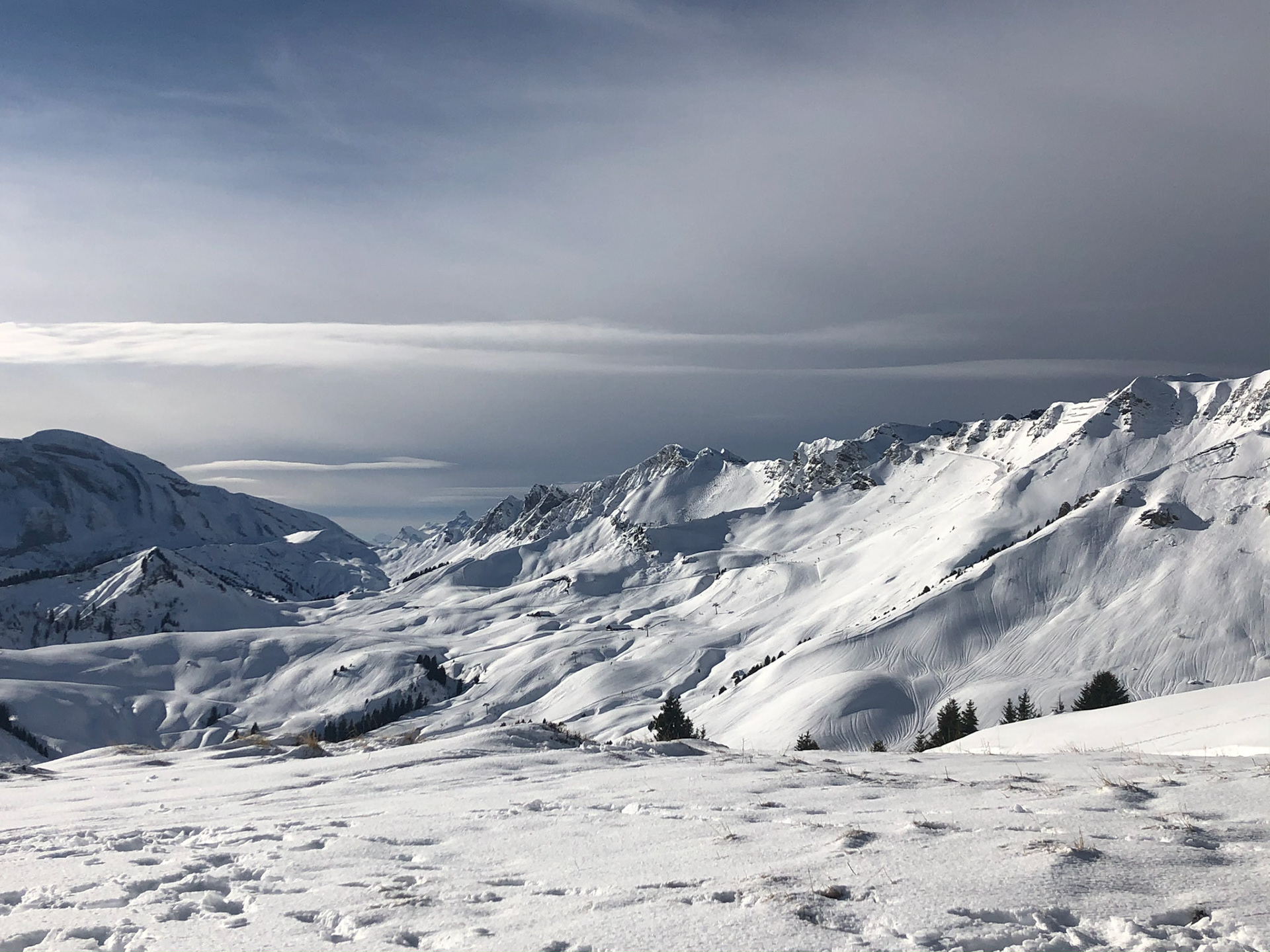 View towards Les Crosets