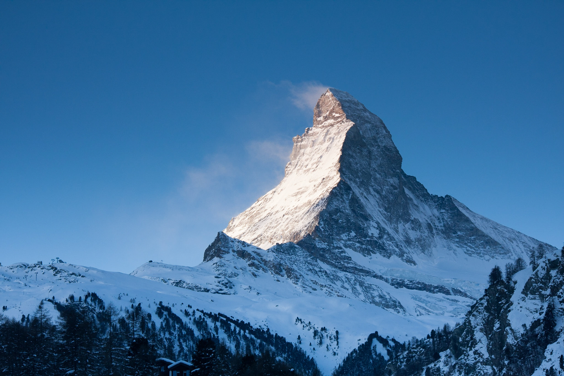 Matterhorn on christmas day
