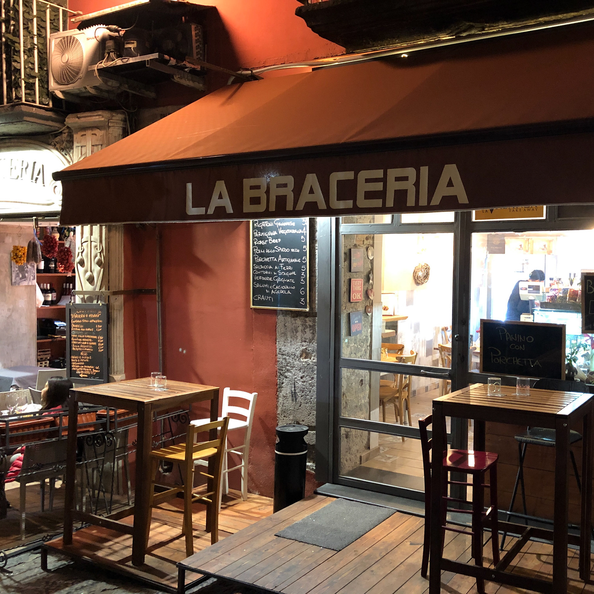 Dinner, first night in Naples