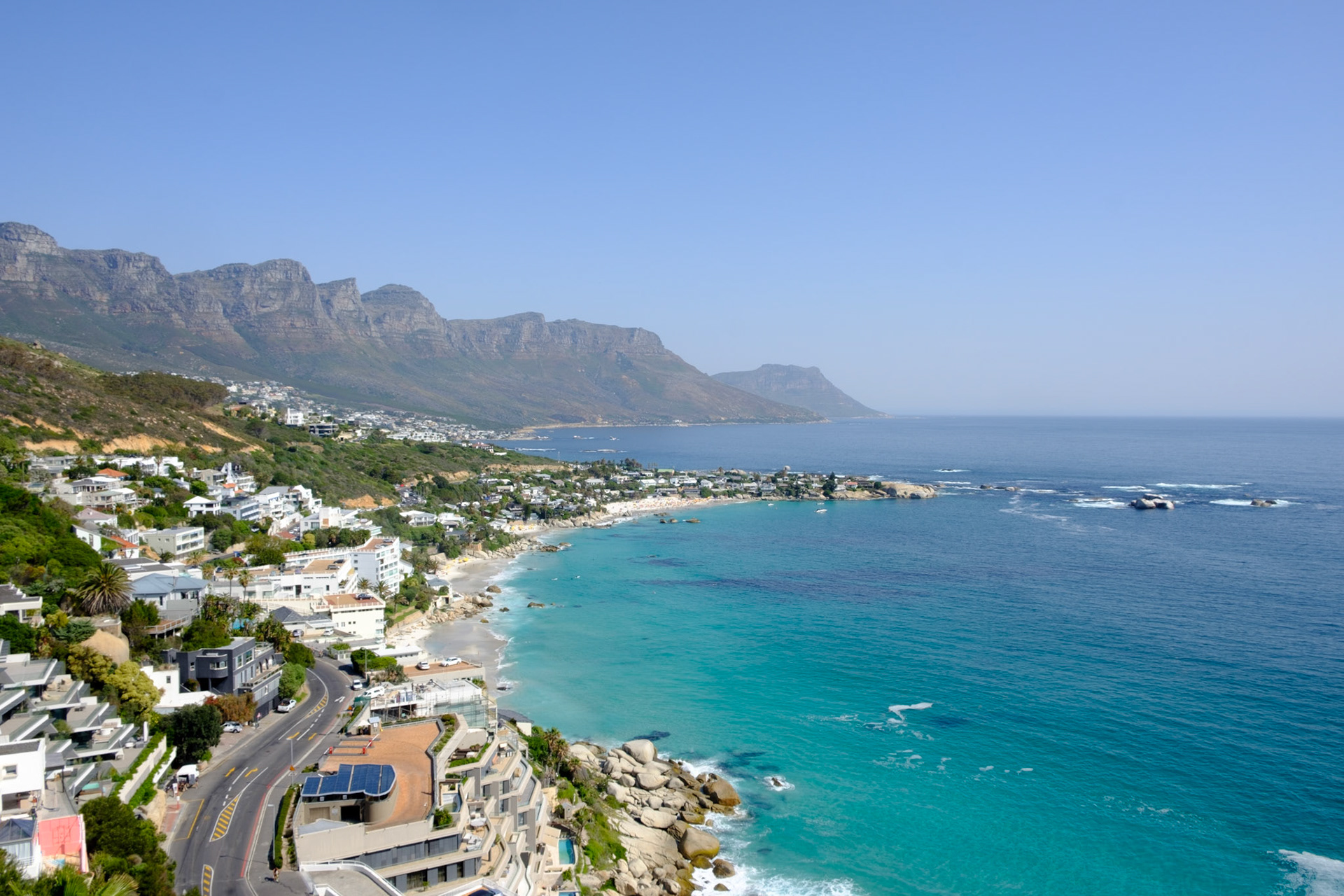 View from our balcony at Cape View Clifton