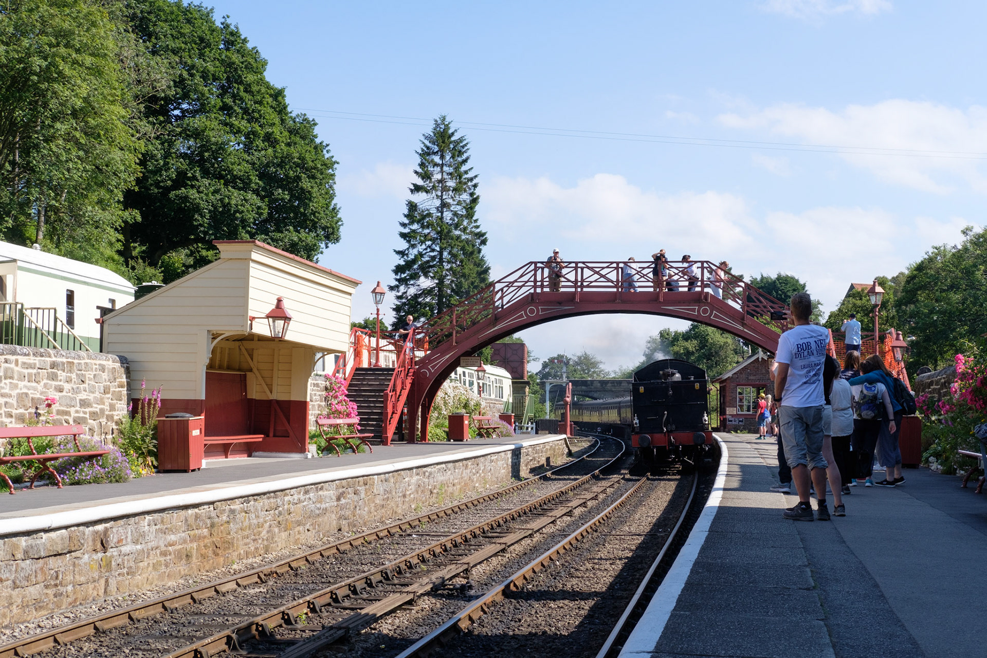 Goathland station on North York Moors steam railway