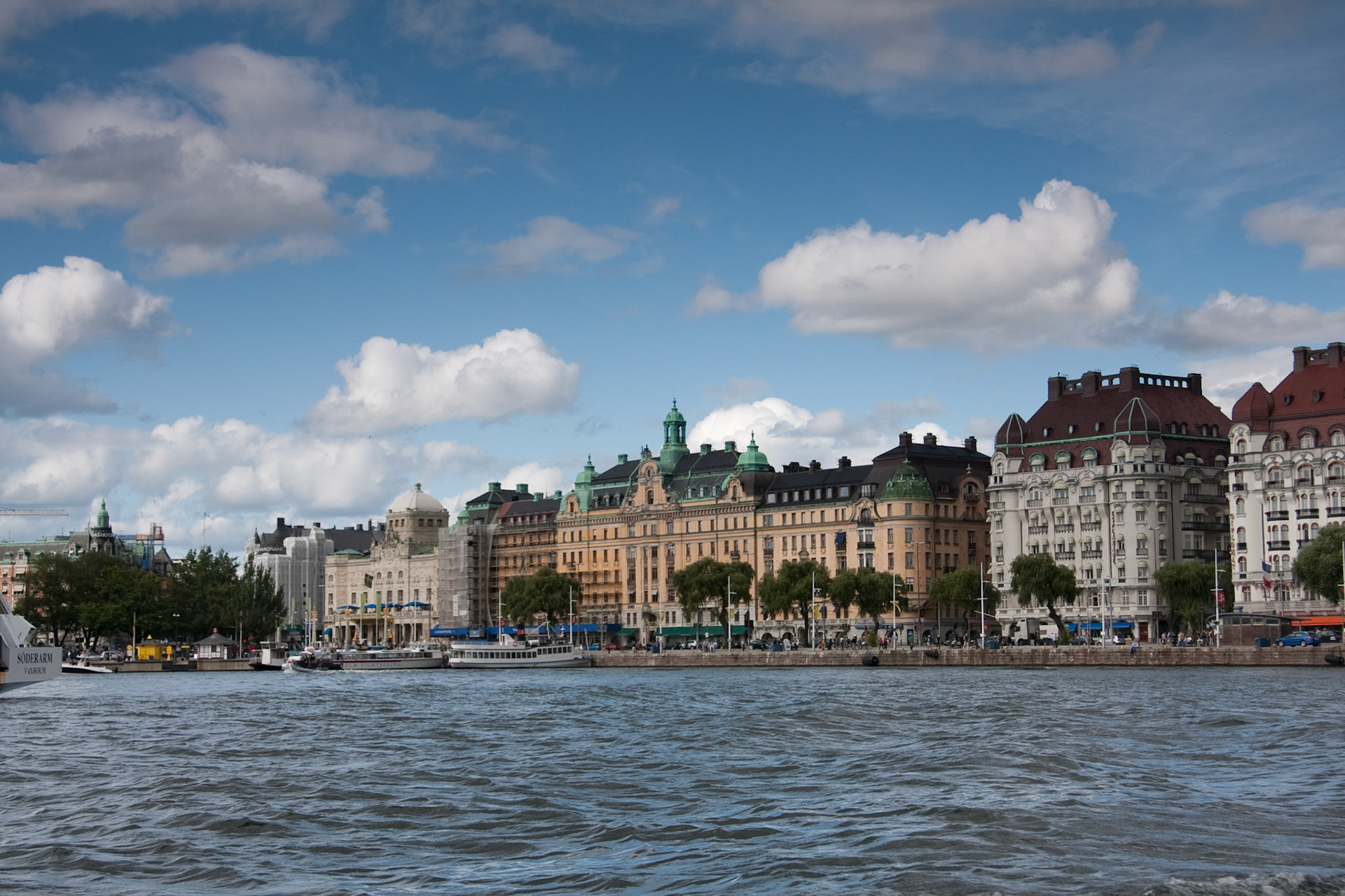 Stockholm, from the water