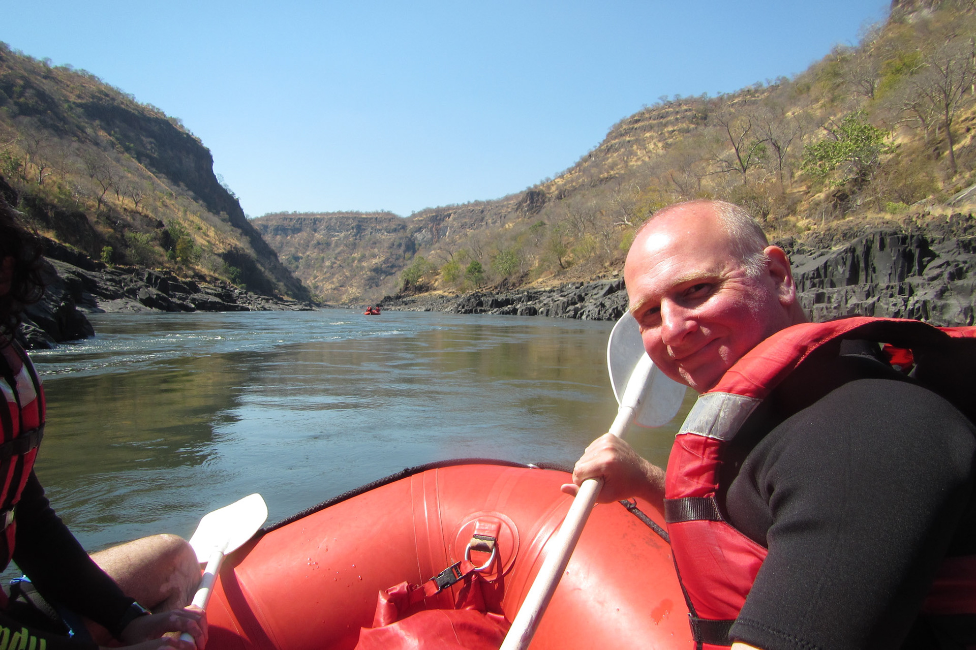 Rafting on the Zambezi
