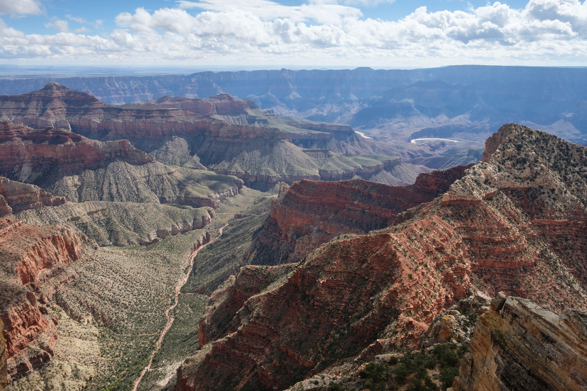 View from top of Angels Window, Grand Canyon